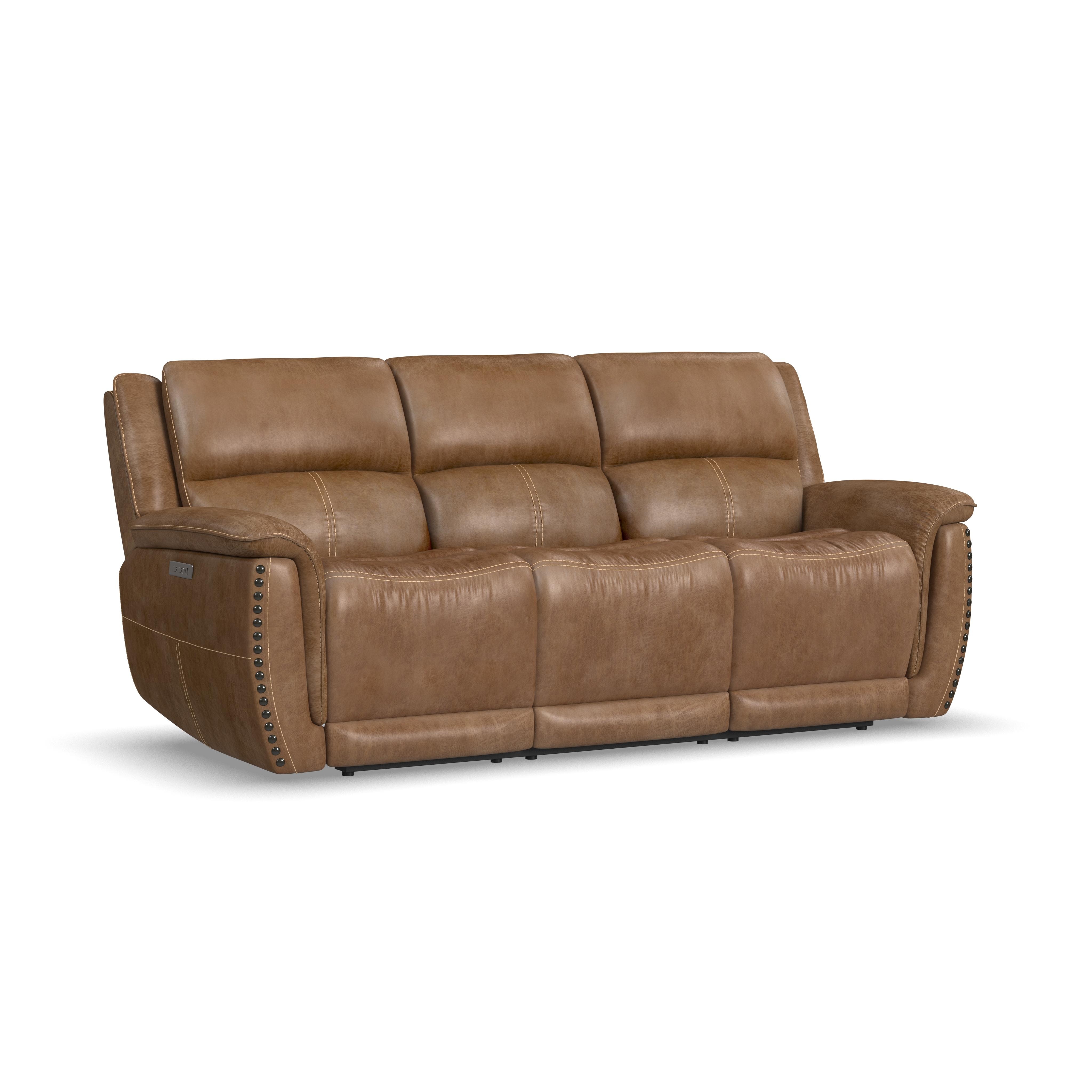 Flexsteel Living Room Power Reclining Sofa With Power Headrests 1011 ...