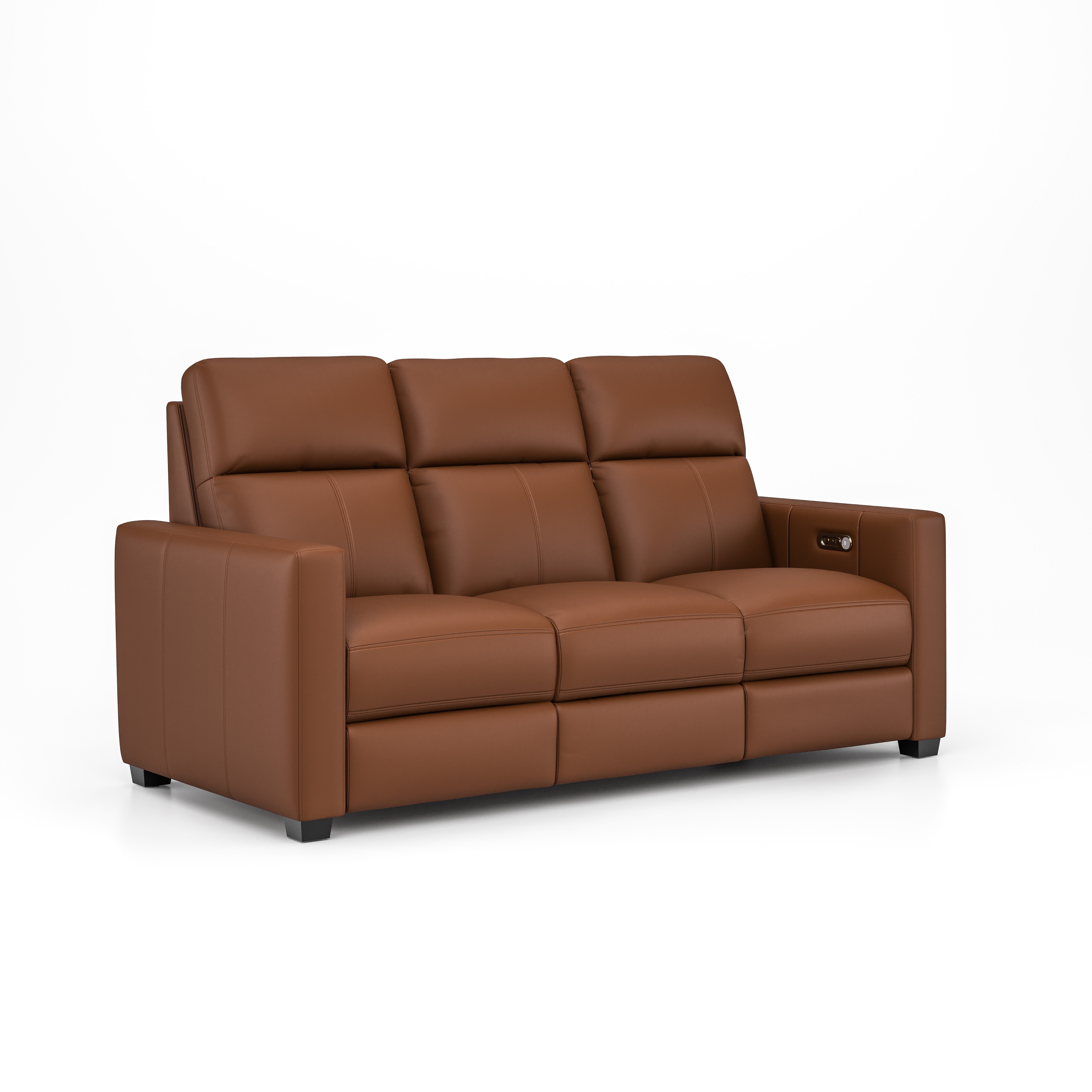 Flexsteel Living Room Power Reclining Sofa with Power Headrests 1032