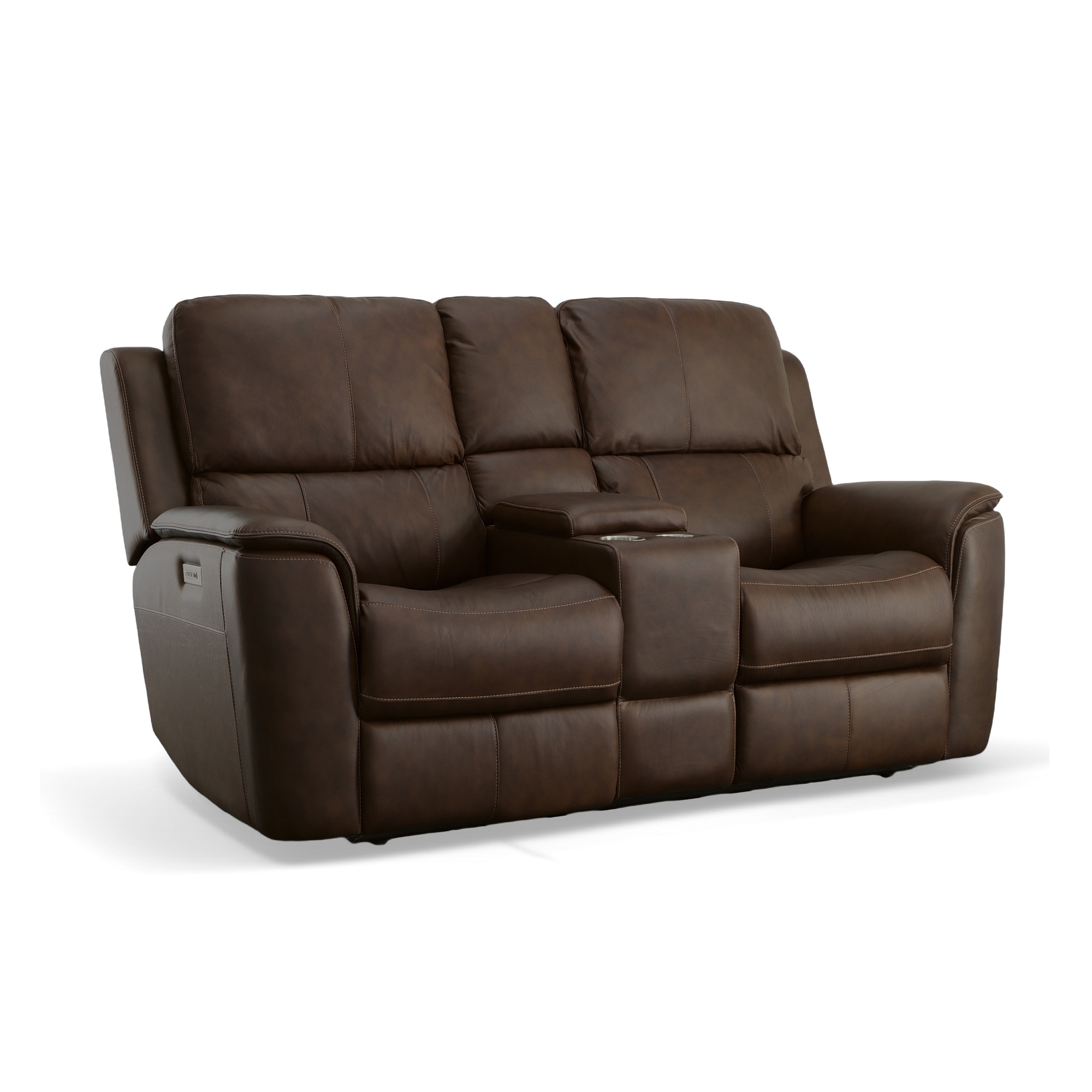 Power reclining sofa with deals power headrest and lumbar