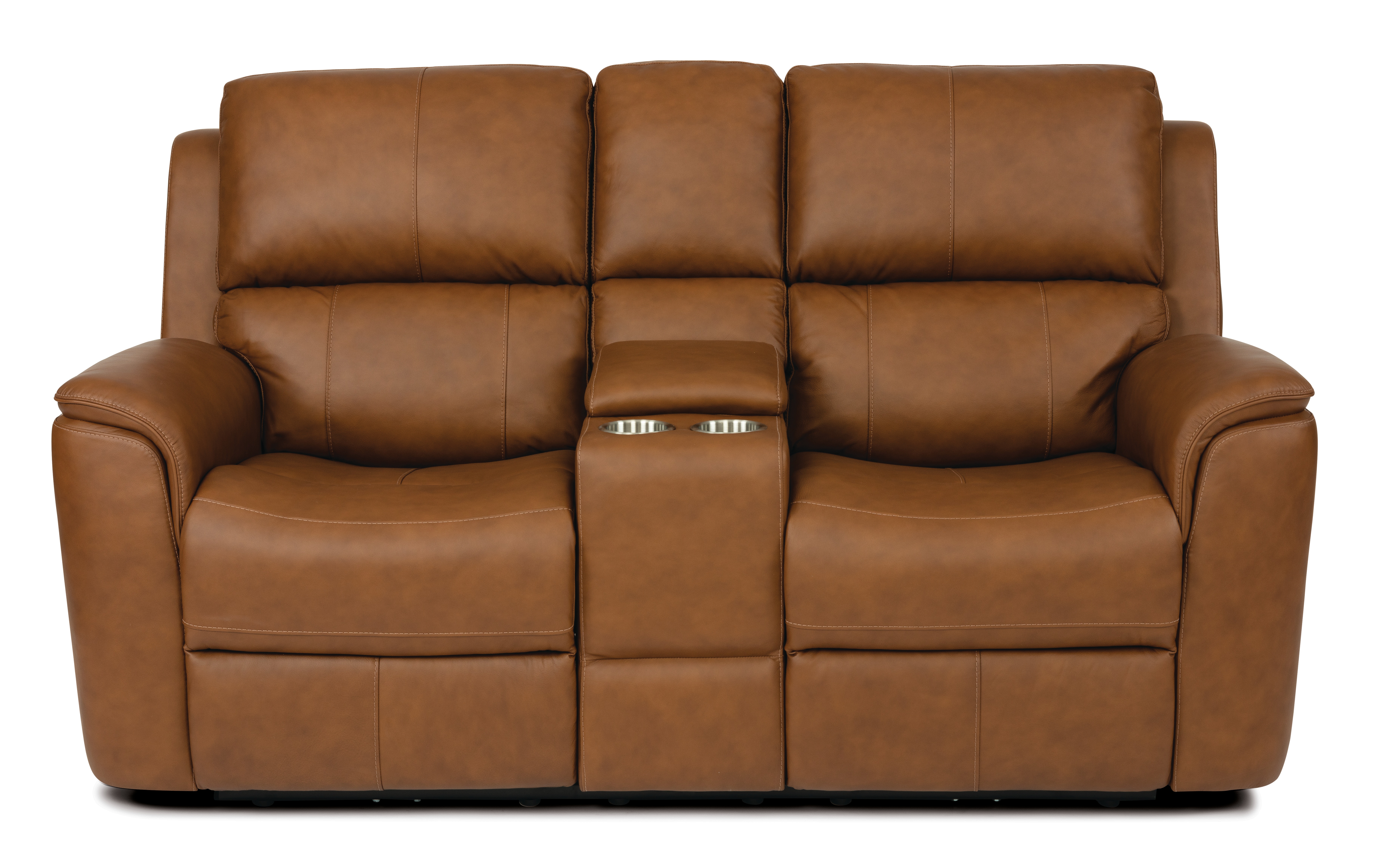Flexsteel Living Room Loveseat Recliner W/Console Henry is available in