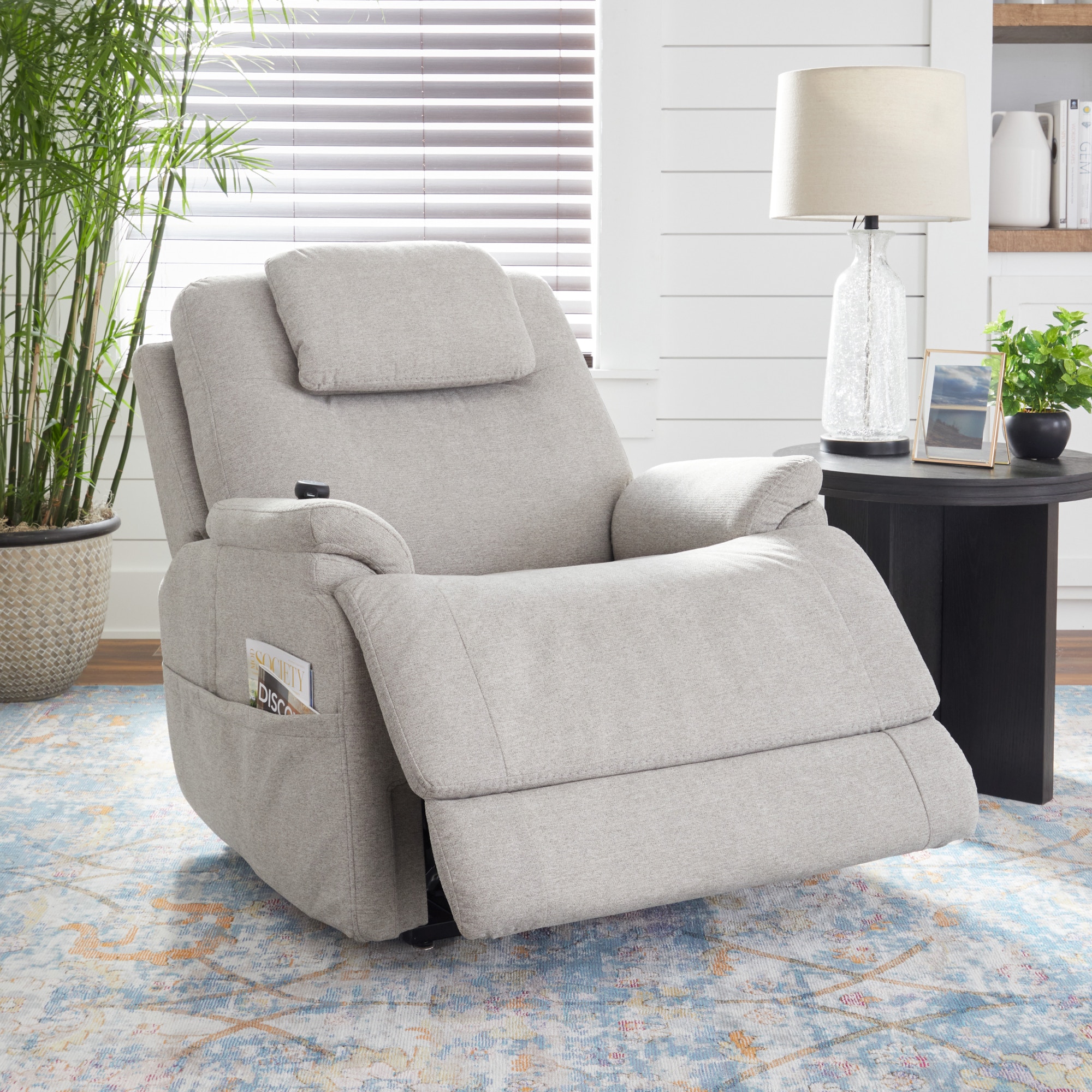 Zachary Power Lift Recliner with Power Headrest and Lumbar
