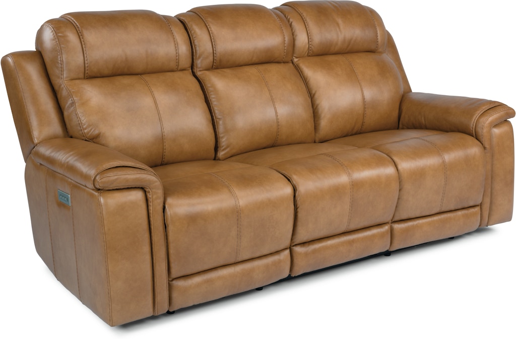 secretariat sofa full leather flexsteel power reclining sofa