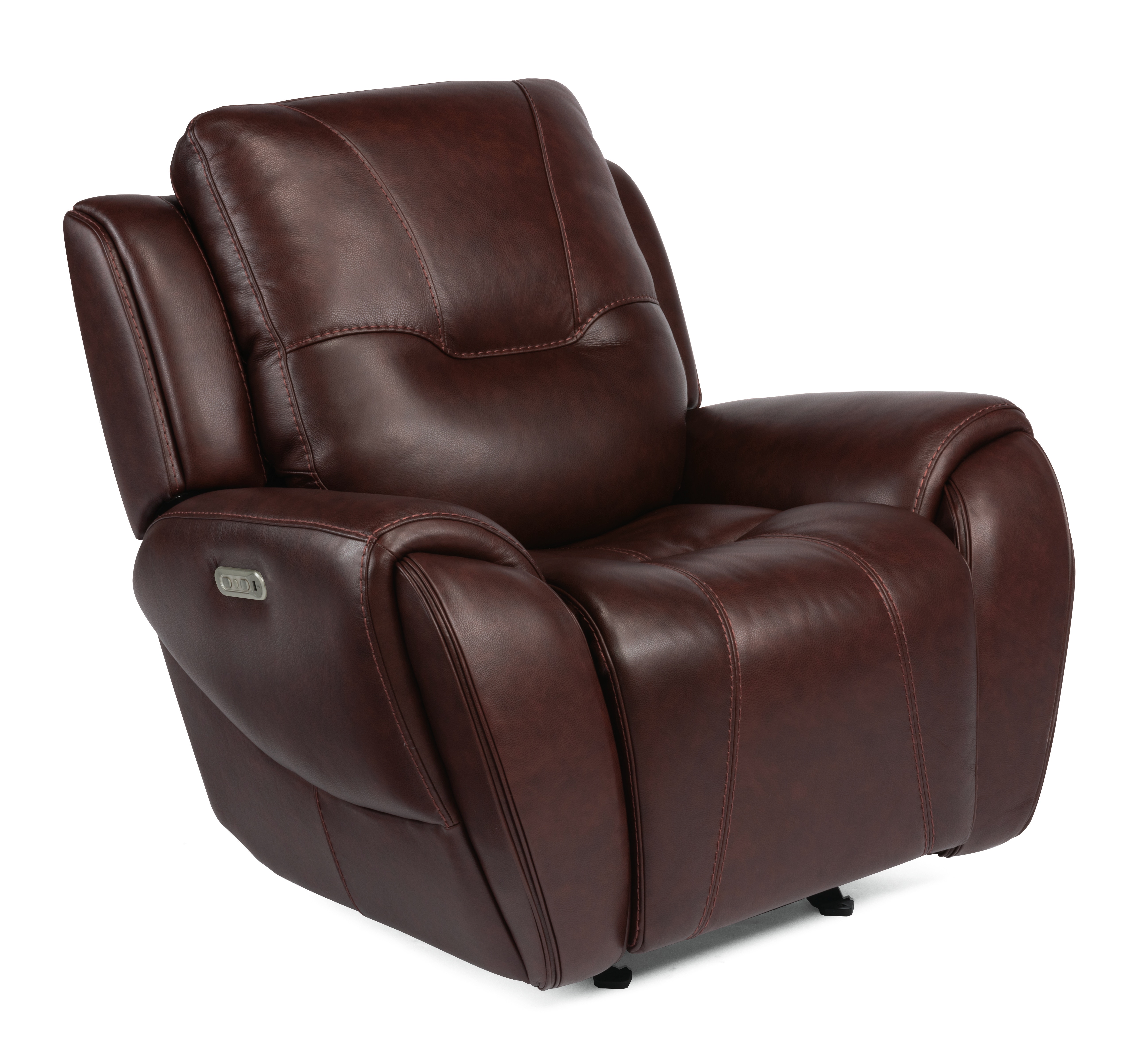 Shop our BLACK Top Grain Leather Power Gliding Recliner w/ Power