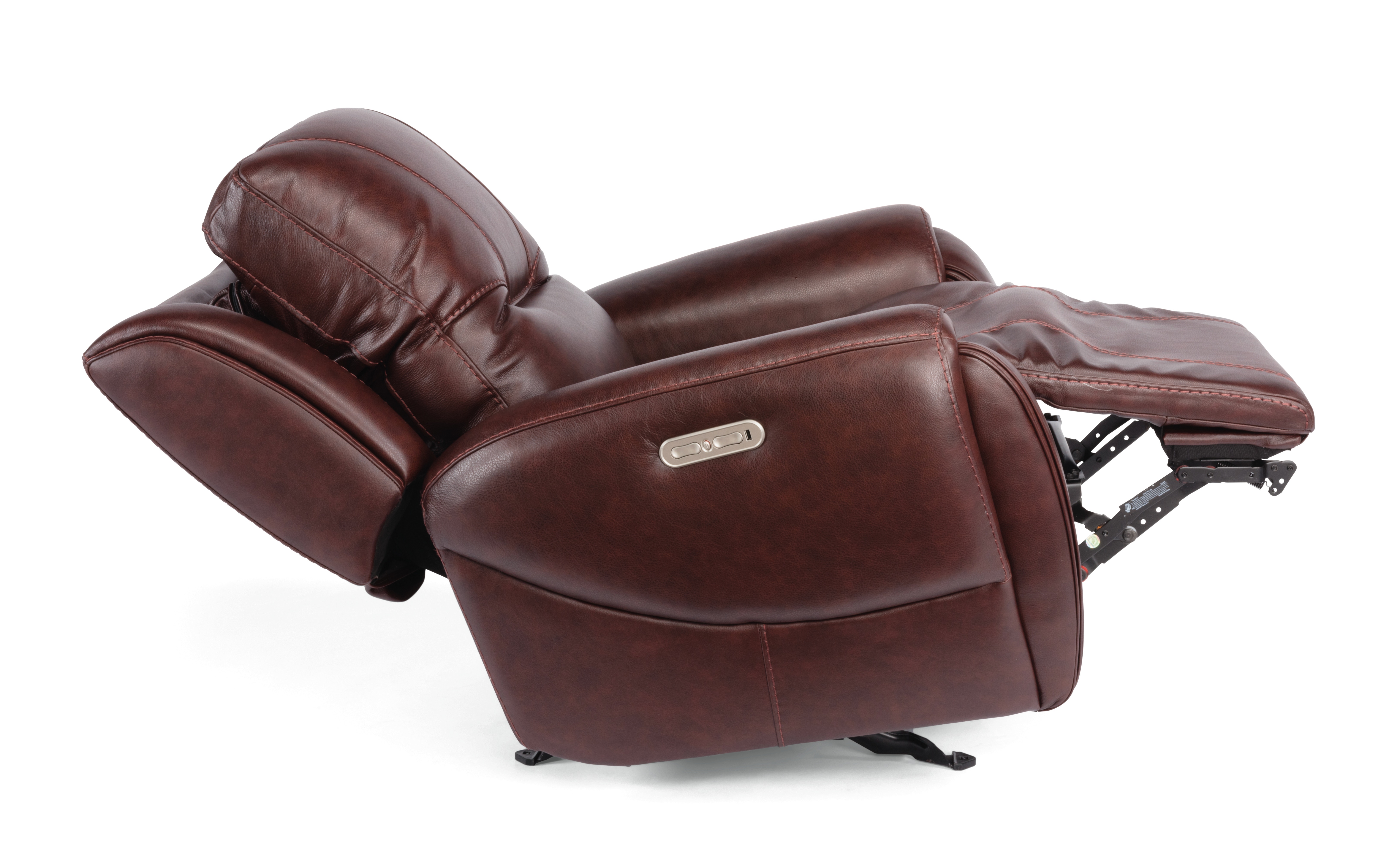Shop our BLACK Top Grain Leather Power Gliding Recliner w/ Power