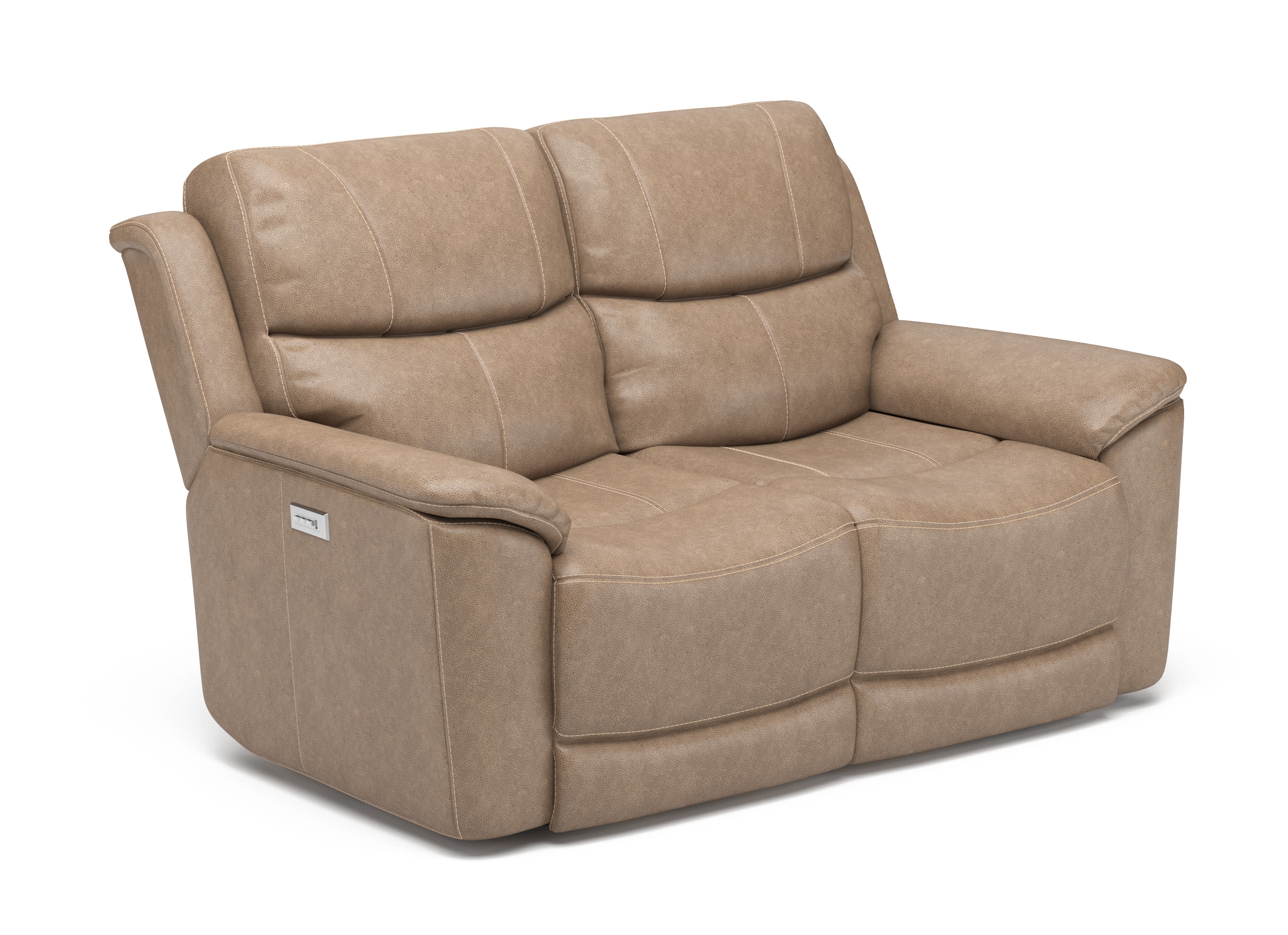 flexsteel power reclining loveseat with power headrest