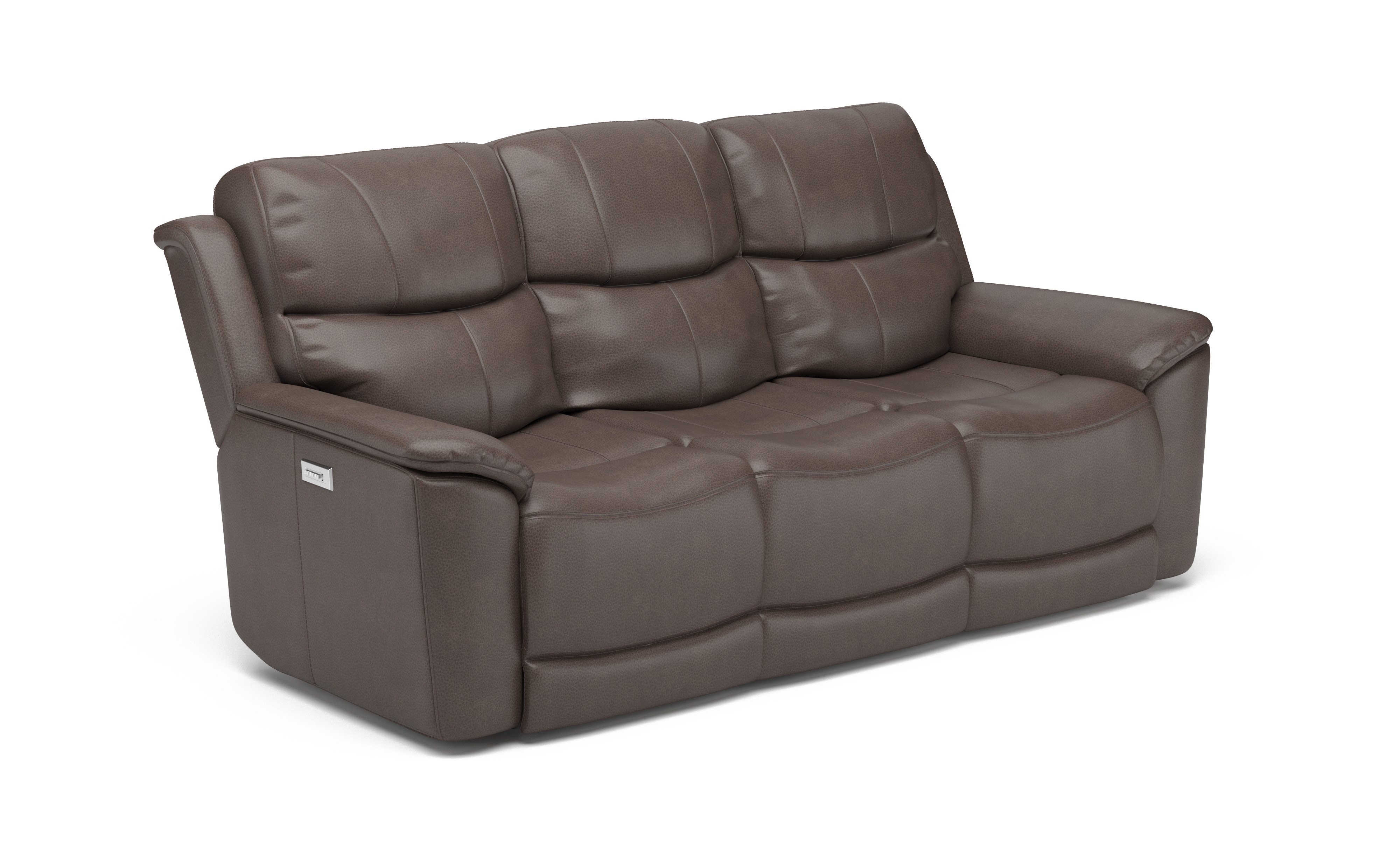 flexsteel cade leather power reclining sofa