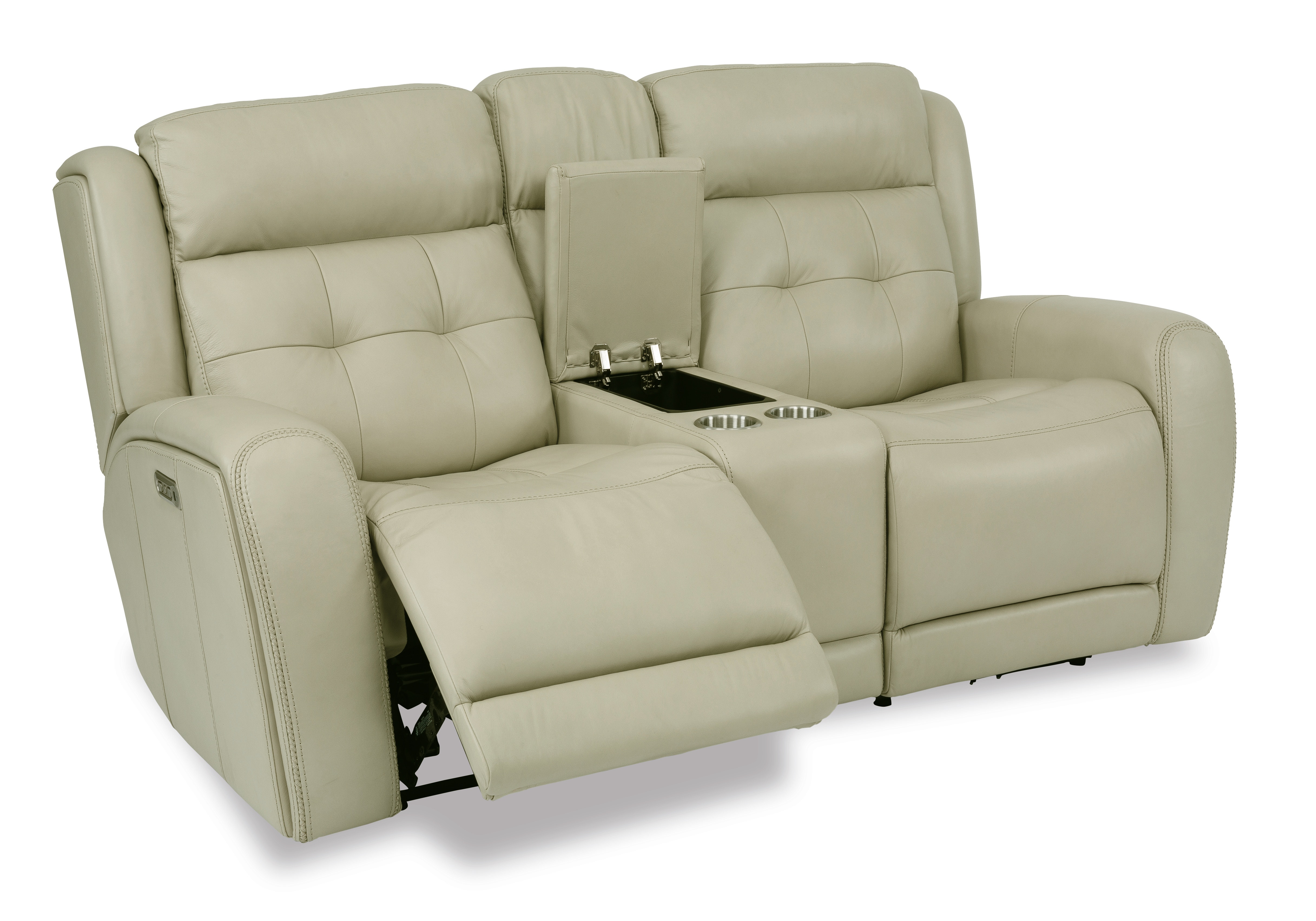 power recliner loveseat with console