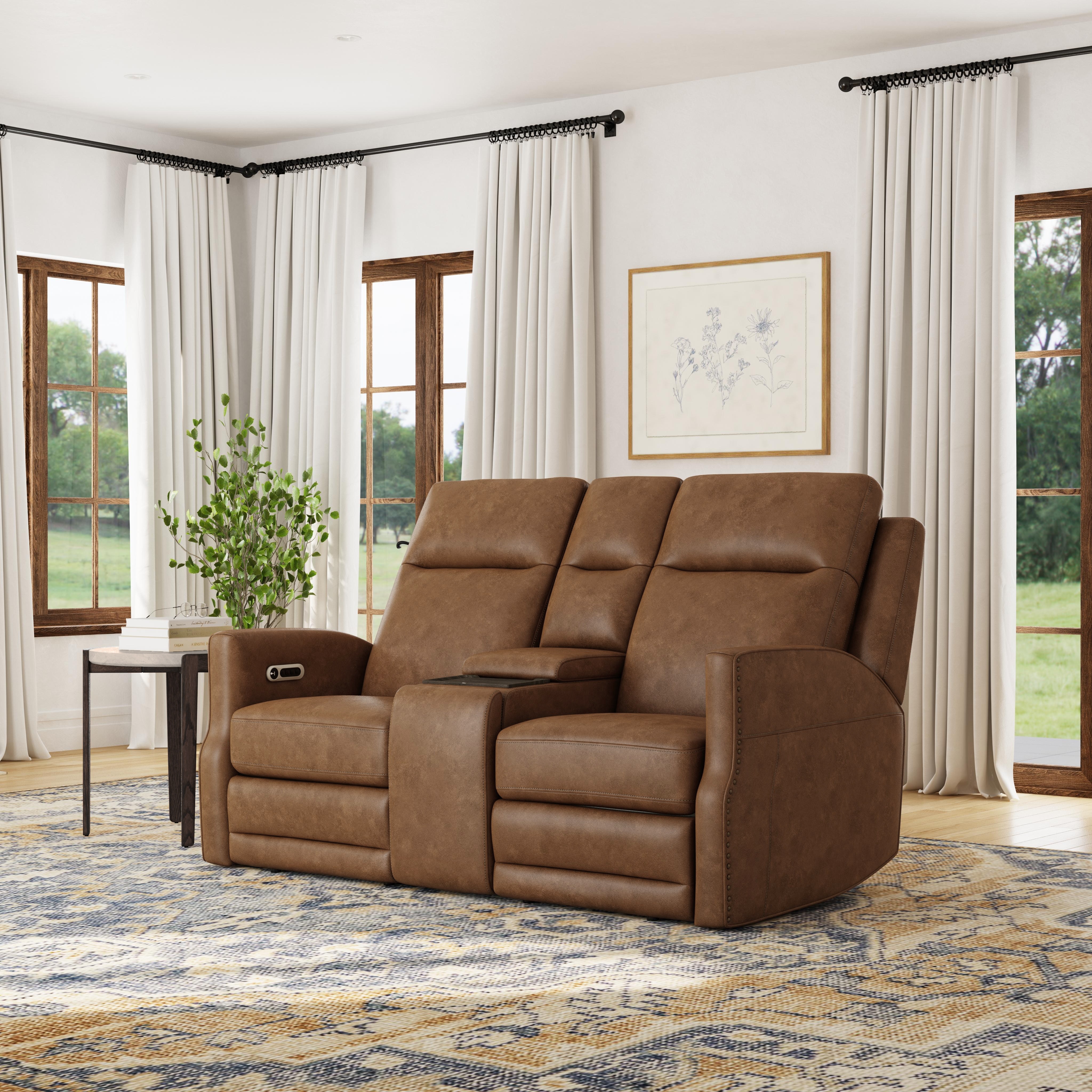 Flexsteel Living Room 1585-64PH-68572-PwRec LS with Csl, PwHr and