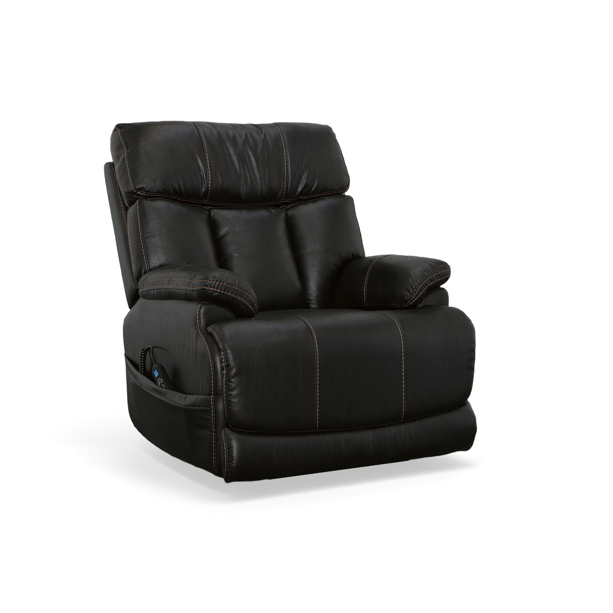 Power recliner chair with power online headrest