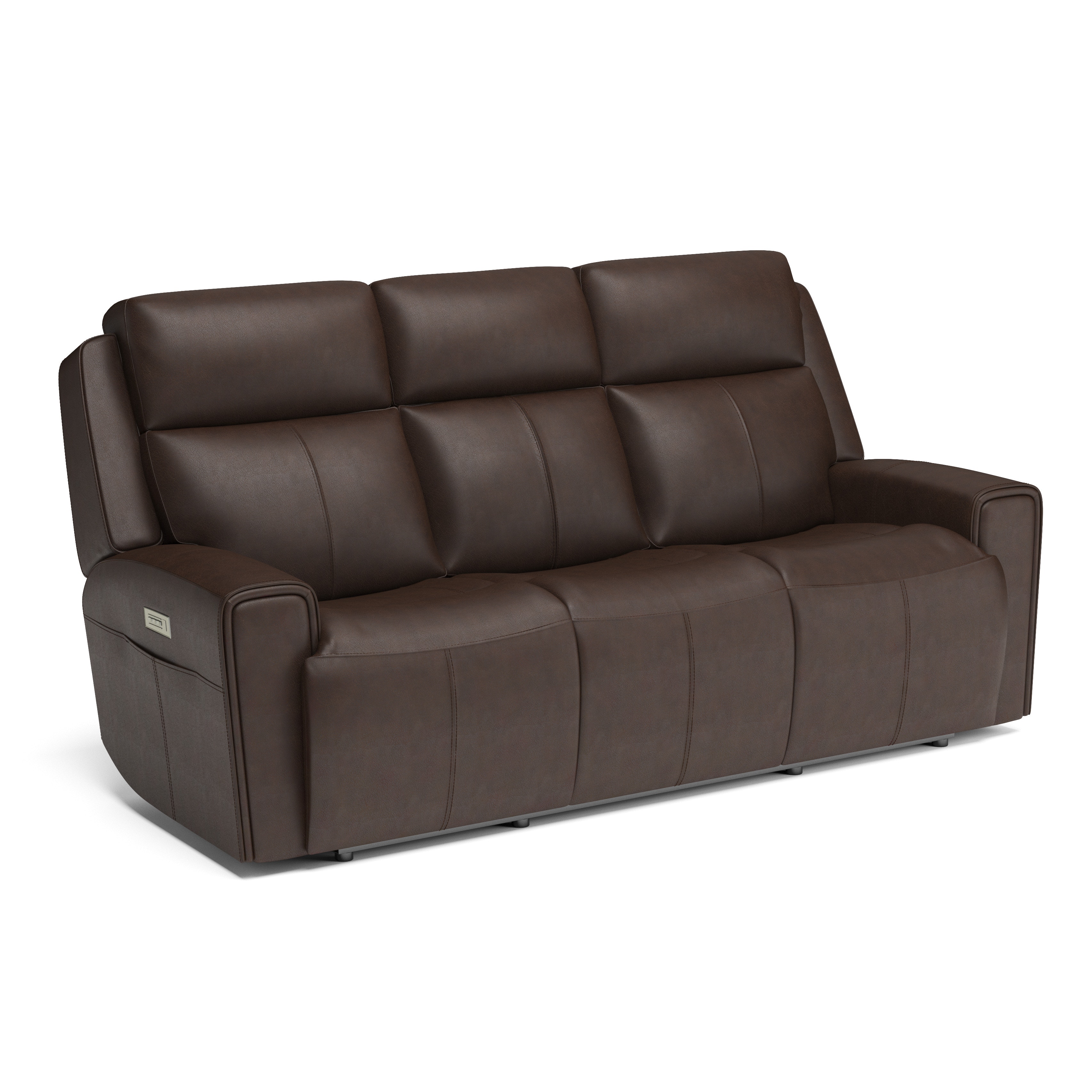 Flexsteel Living Room Power Reclining Sofa with Power Headrests and Lumbar  1601-62PH