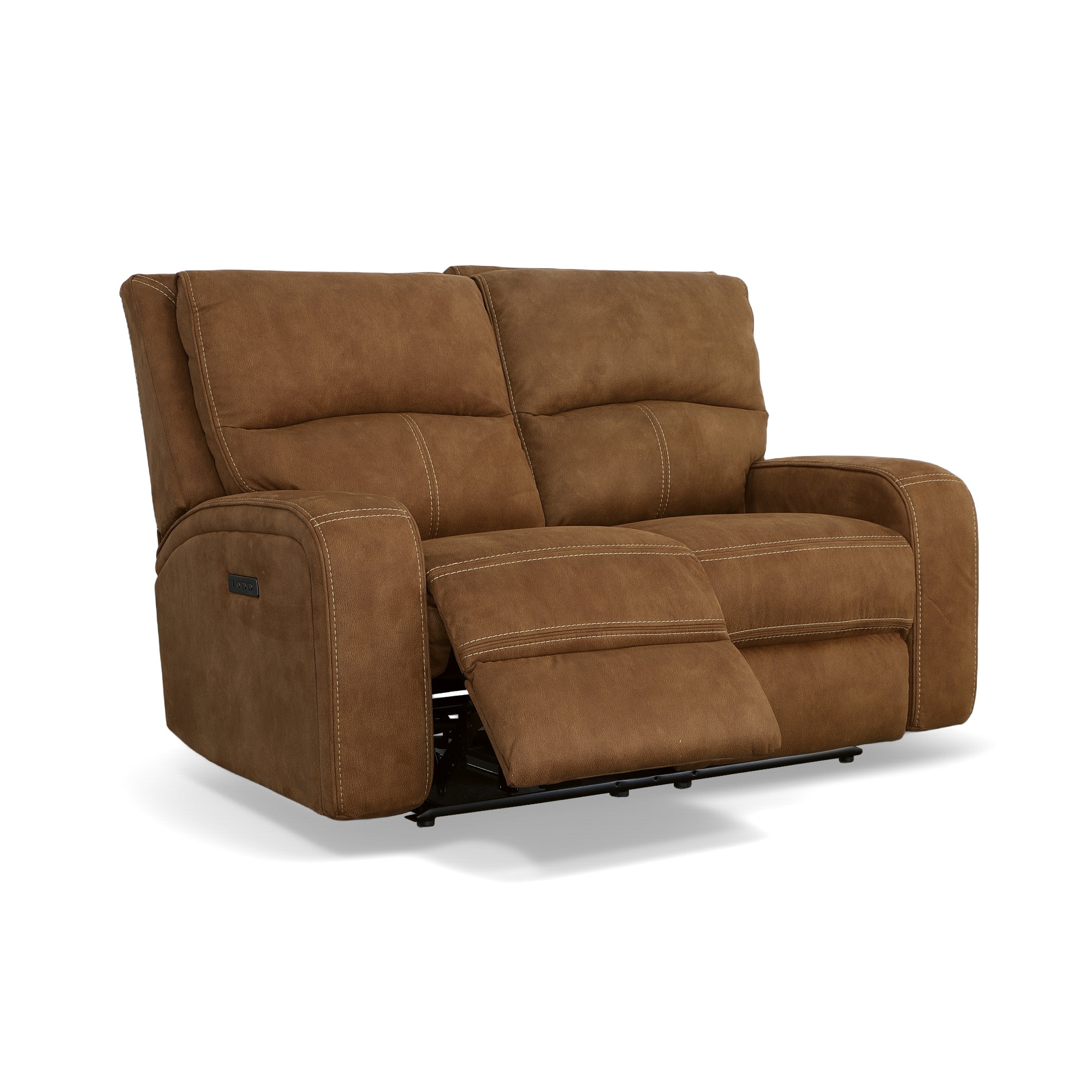 Flexsteel Living Room Power Reclining Loveseat with Power