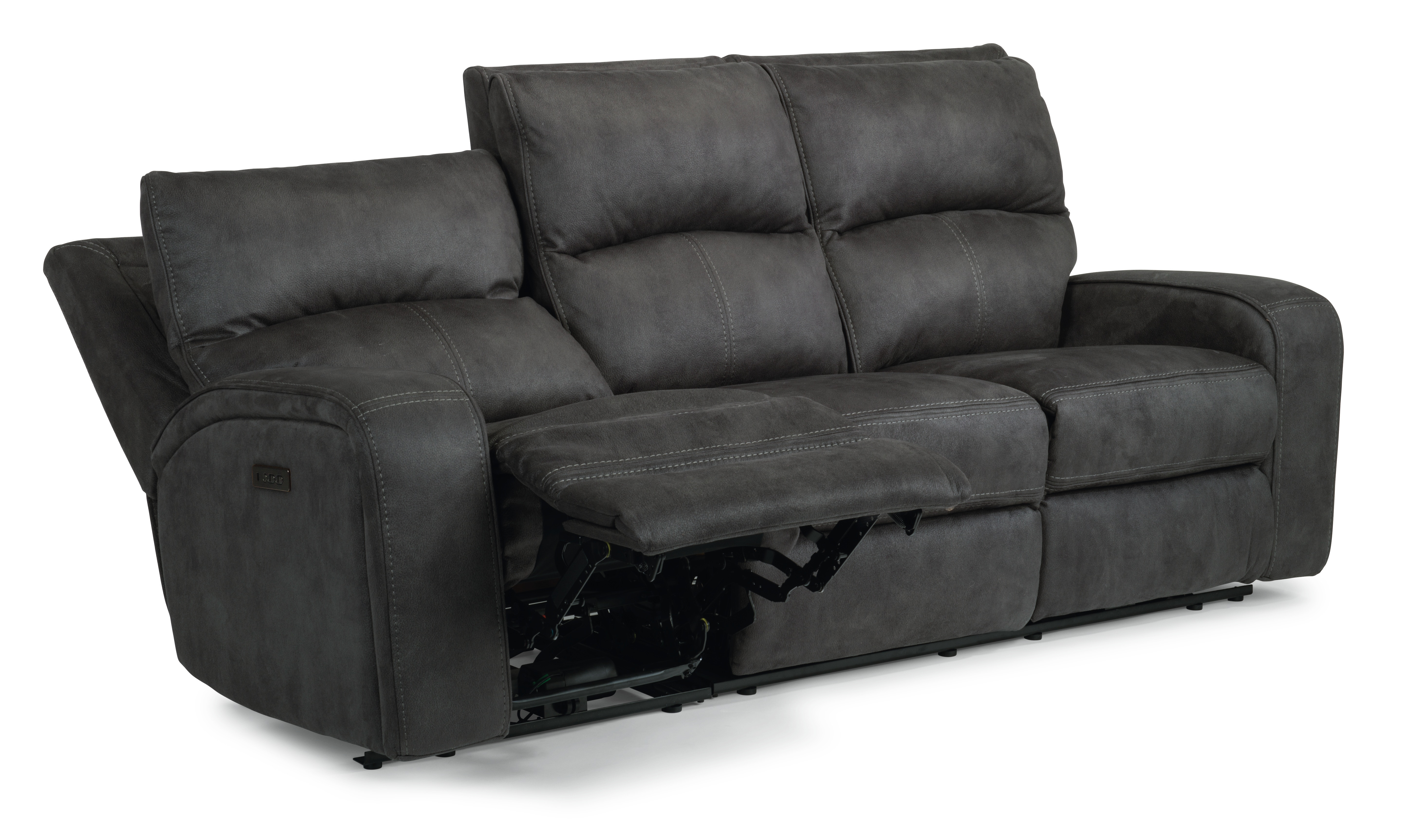 Flexsteel Living Room Power Reclining Sofa With Power Headrests 1650 ...