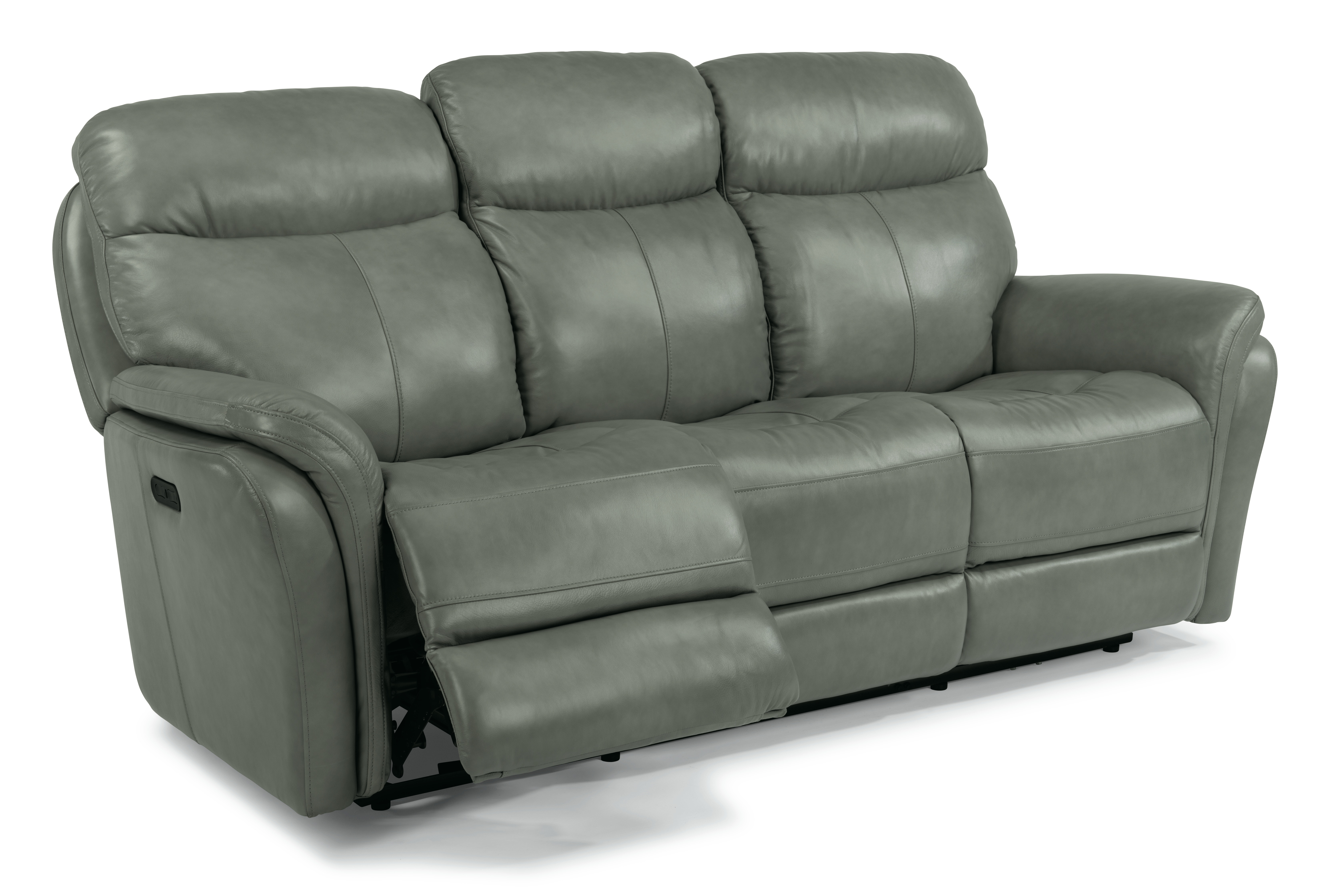 Flexsteel Living Room Power Reclining Sofa with Power Headrests 165362PH