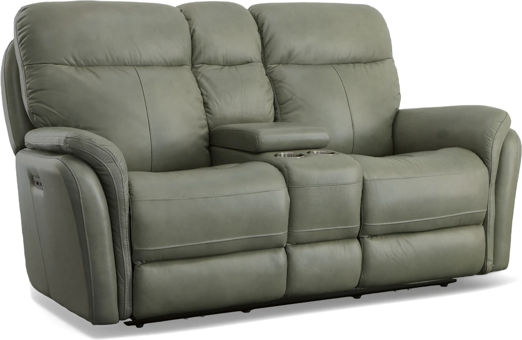 flexsteel reclining loveseat with console Convenient shopping