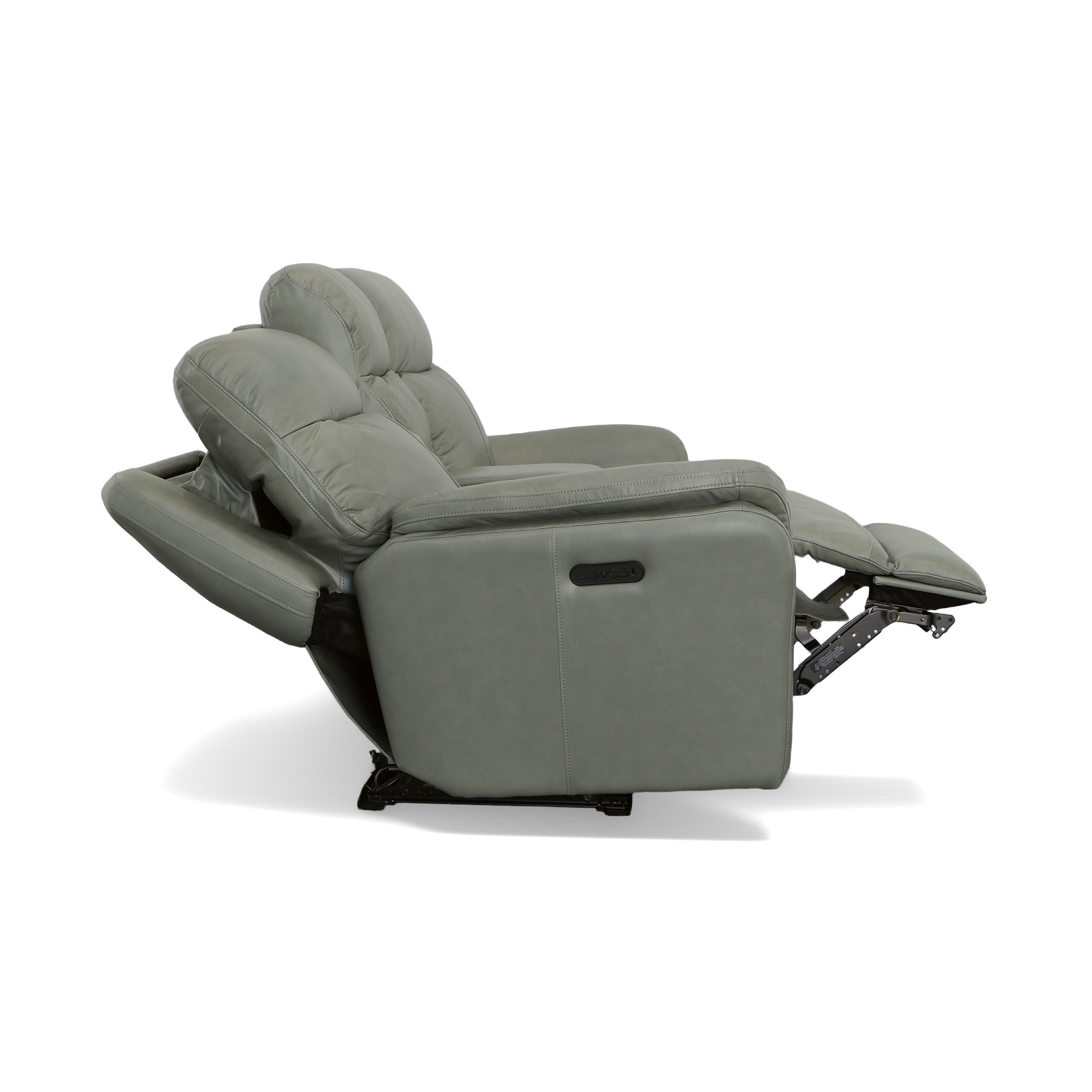 Flexsteel Zoey Power Reclining Loveseat with Console and Power
