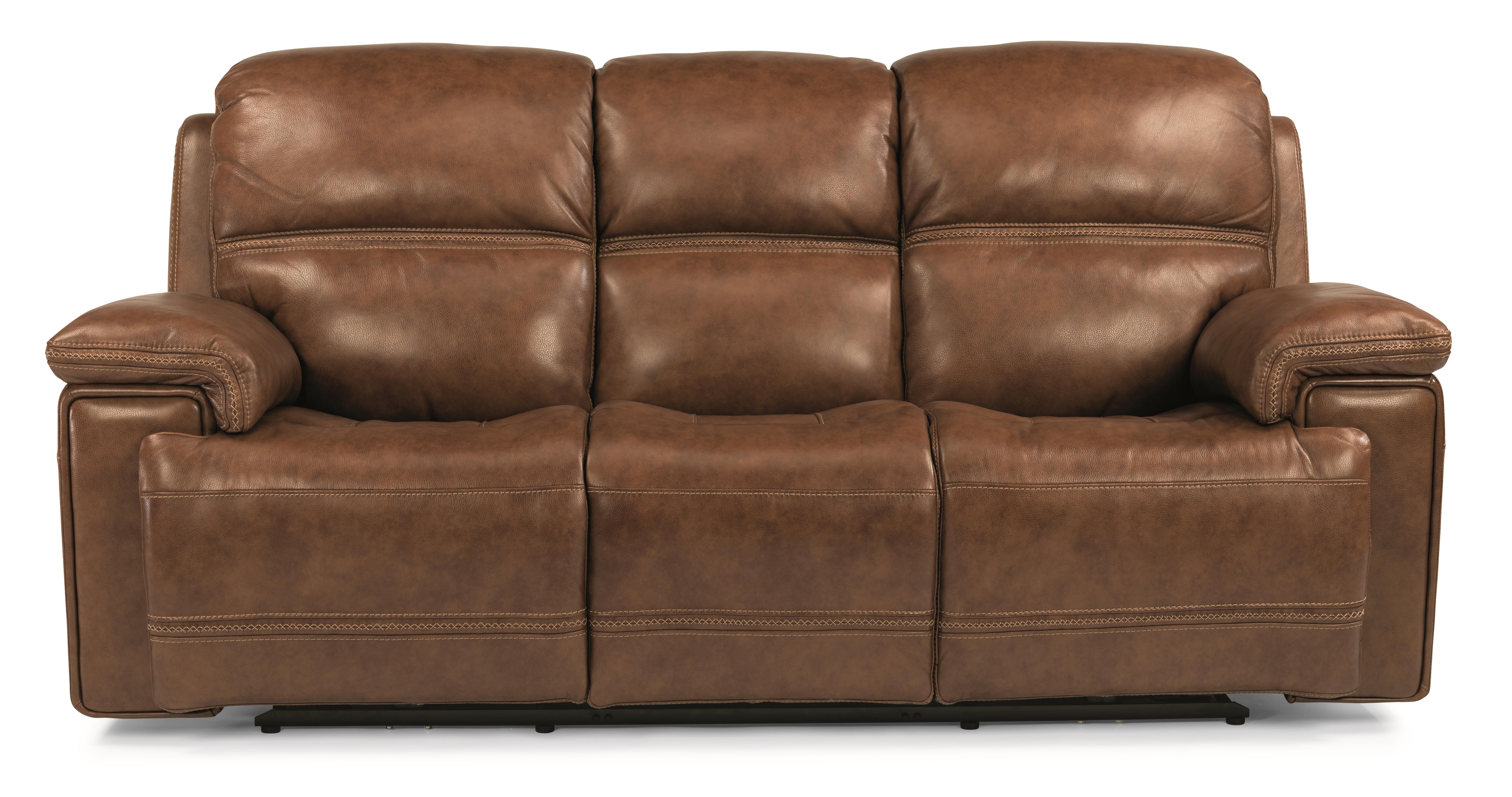 Shop our Fenwick Top Grain Leather Power Reclining Sofa w/ Power