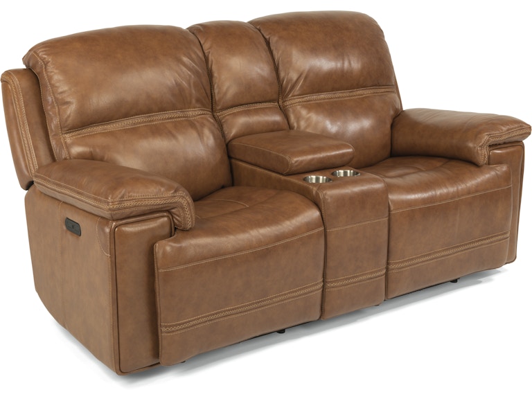 Picture of FENWICK CARAMEL CONSOLE LOVESEAT