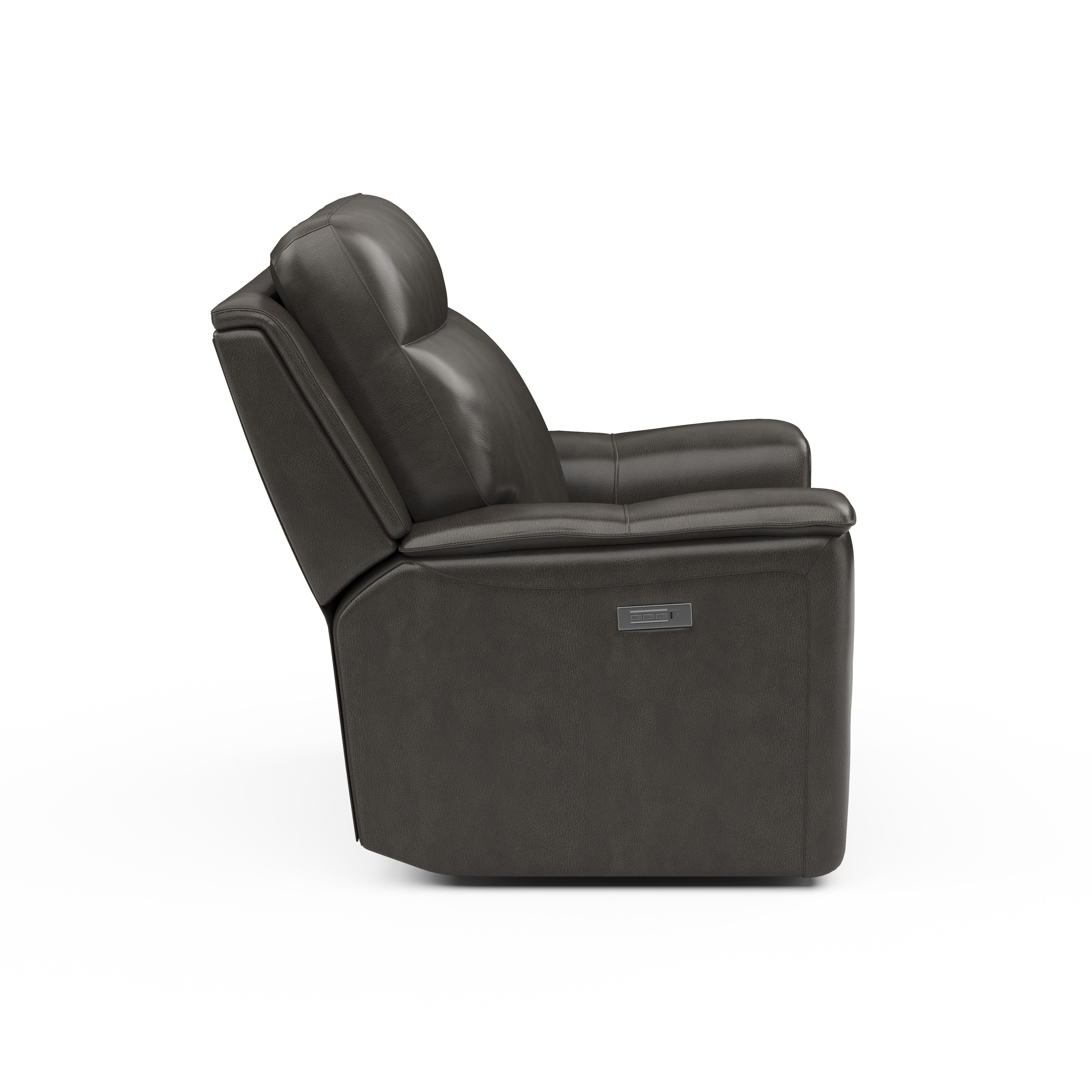 flexsteel miller leather power recliner with power headrest