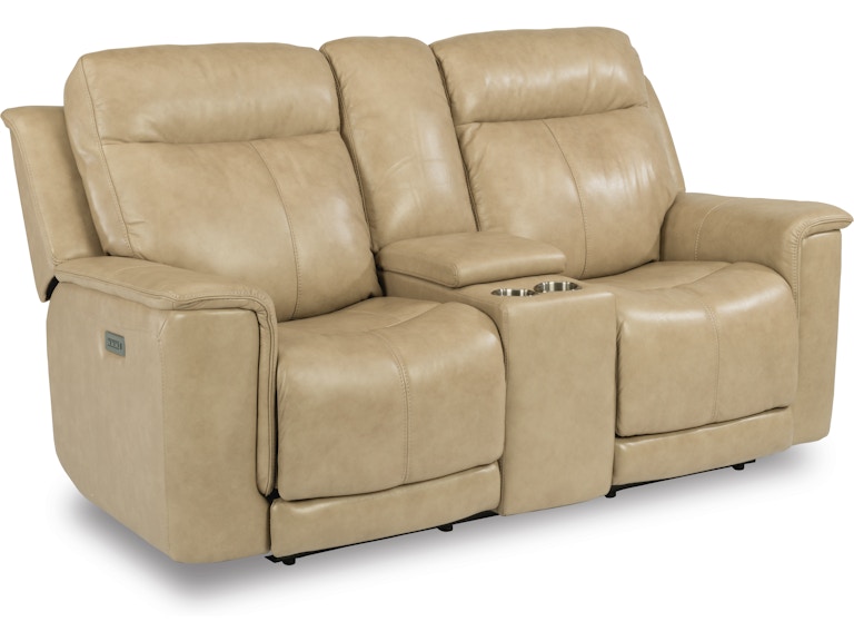 Picture of MILLER P3 LOVESEAT WITH CONSOLE CREAM