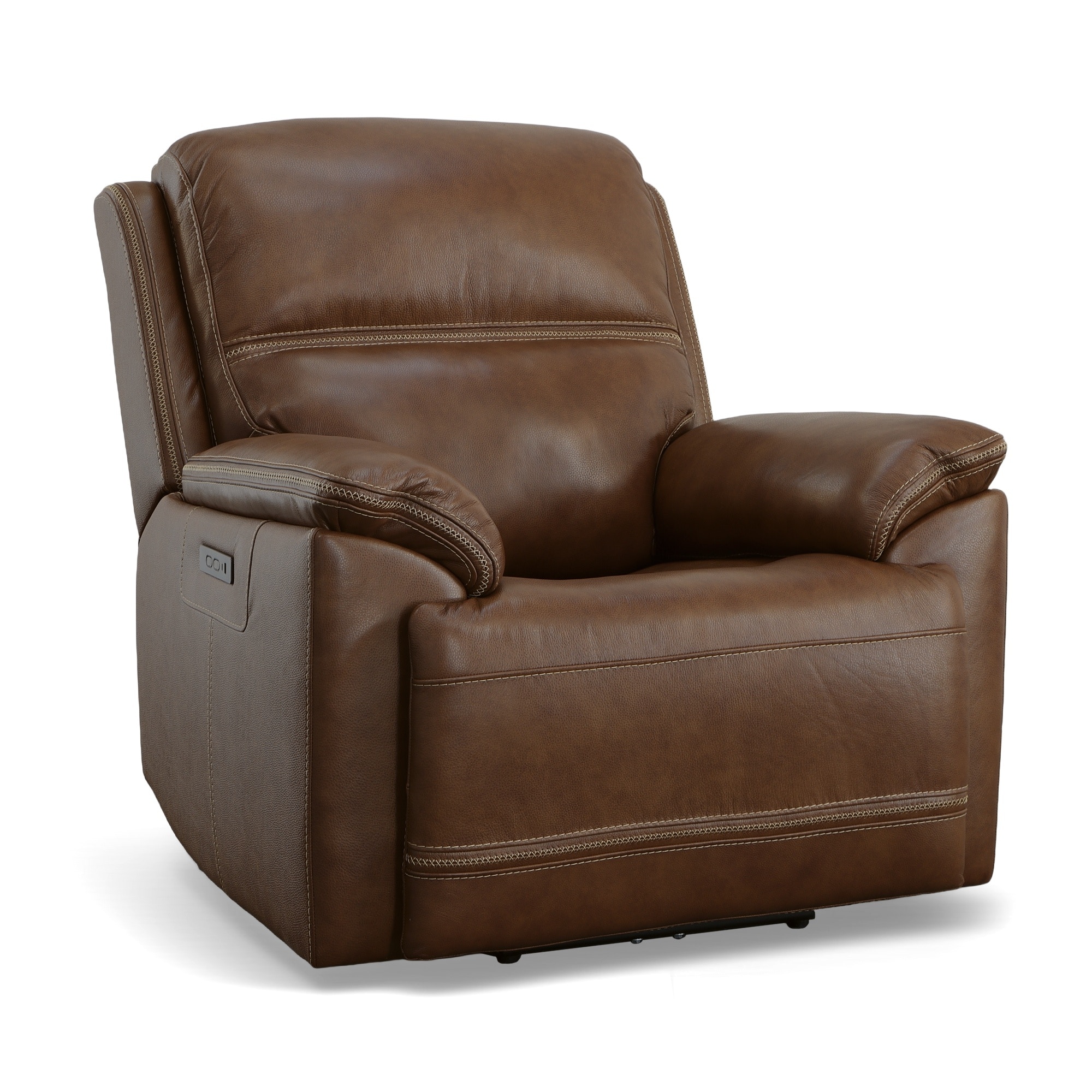 Flexsteel leather swivel discount chair