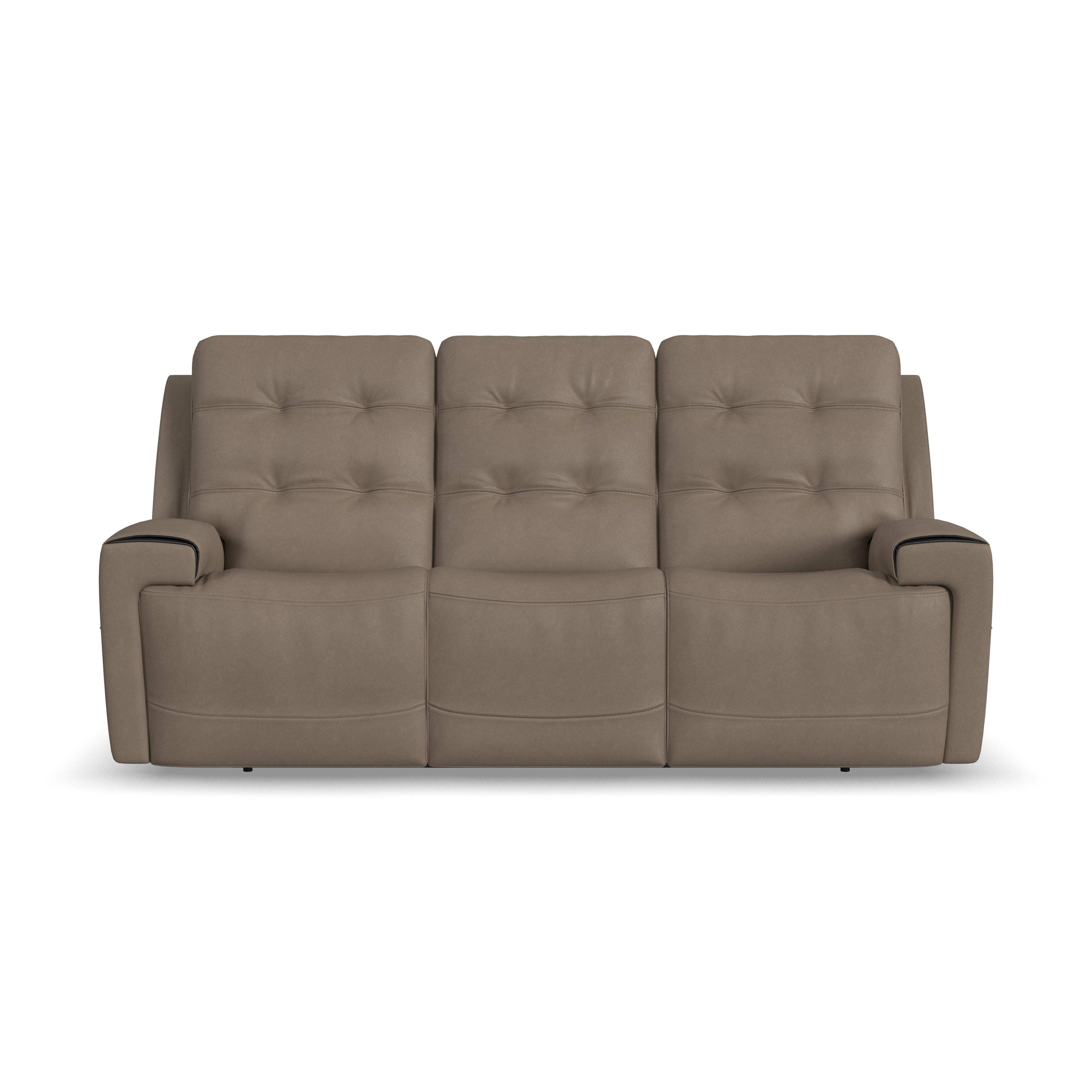 Flexsteel Living Room Power Reclining Sofa with Power Headrests 178162PH