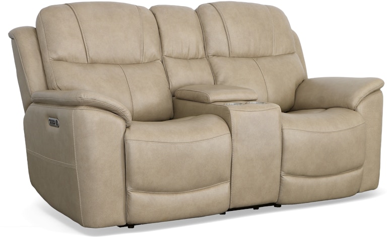 Flexsteel Latitudes Power Reclining Loveseat with Console and Power Headrests and Lumbar 1783-64PH