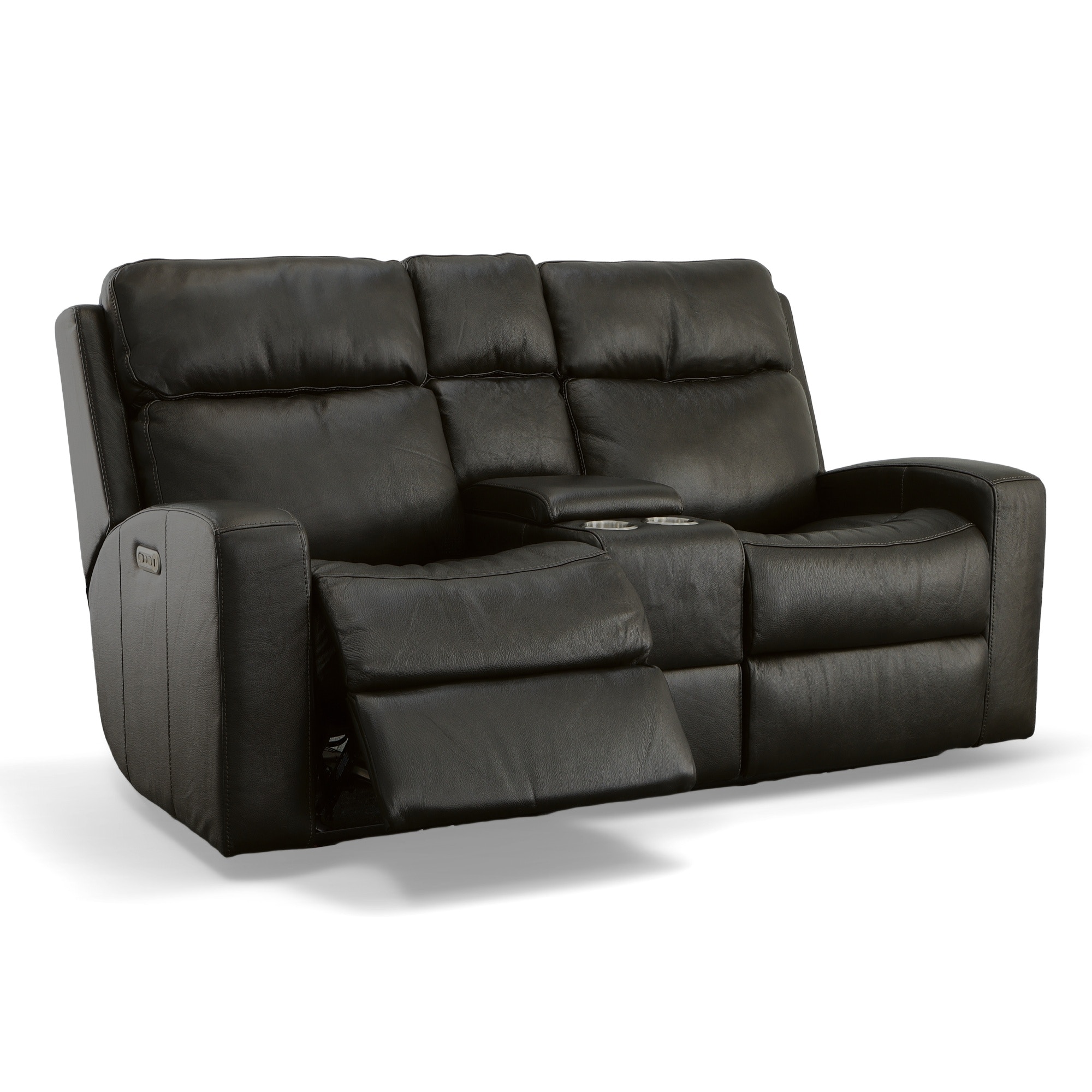 Flexsteel reclining deals loveseat with console