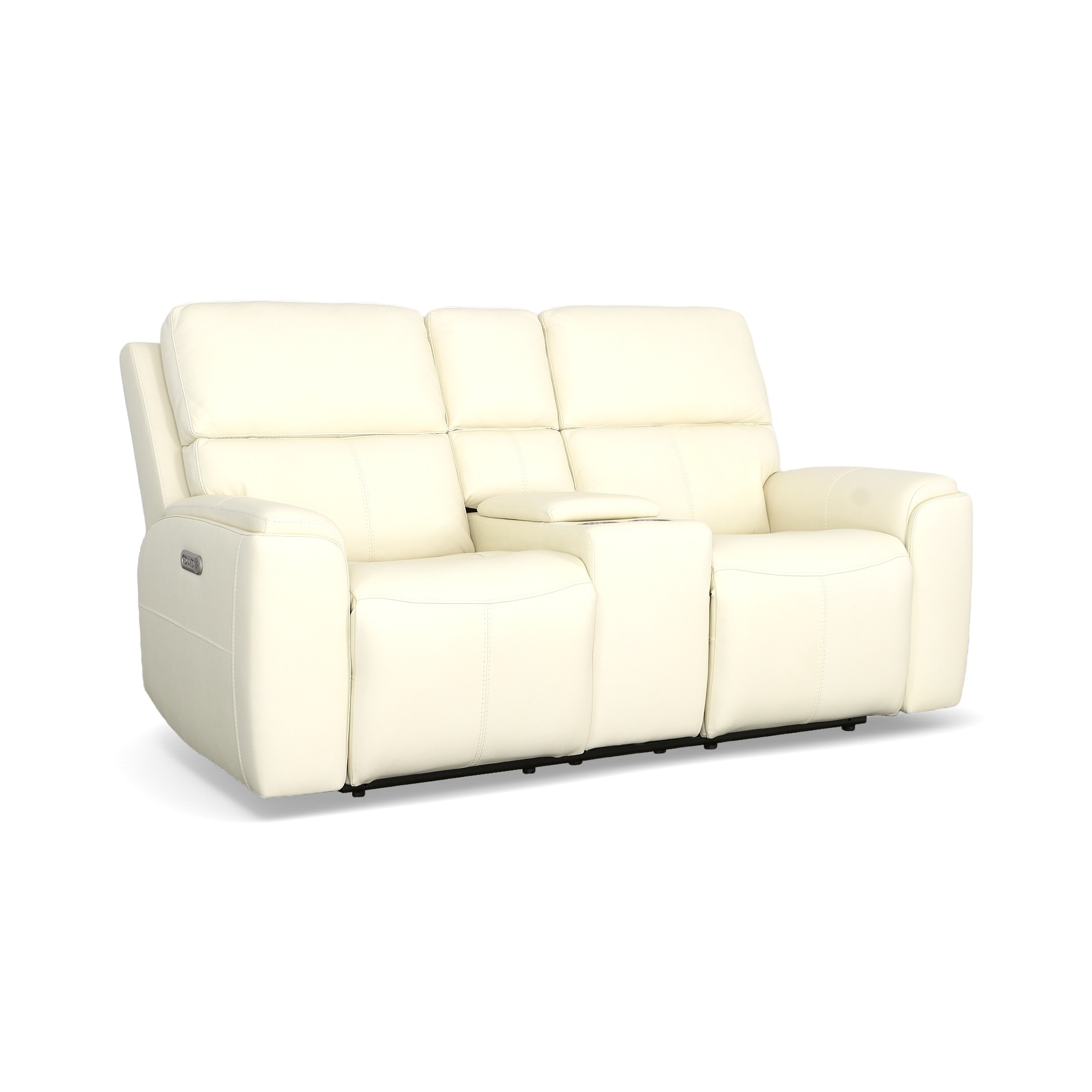 Flexsteel Power Reclining Loveseat with Console and Power Headrests 1844-64PH