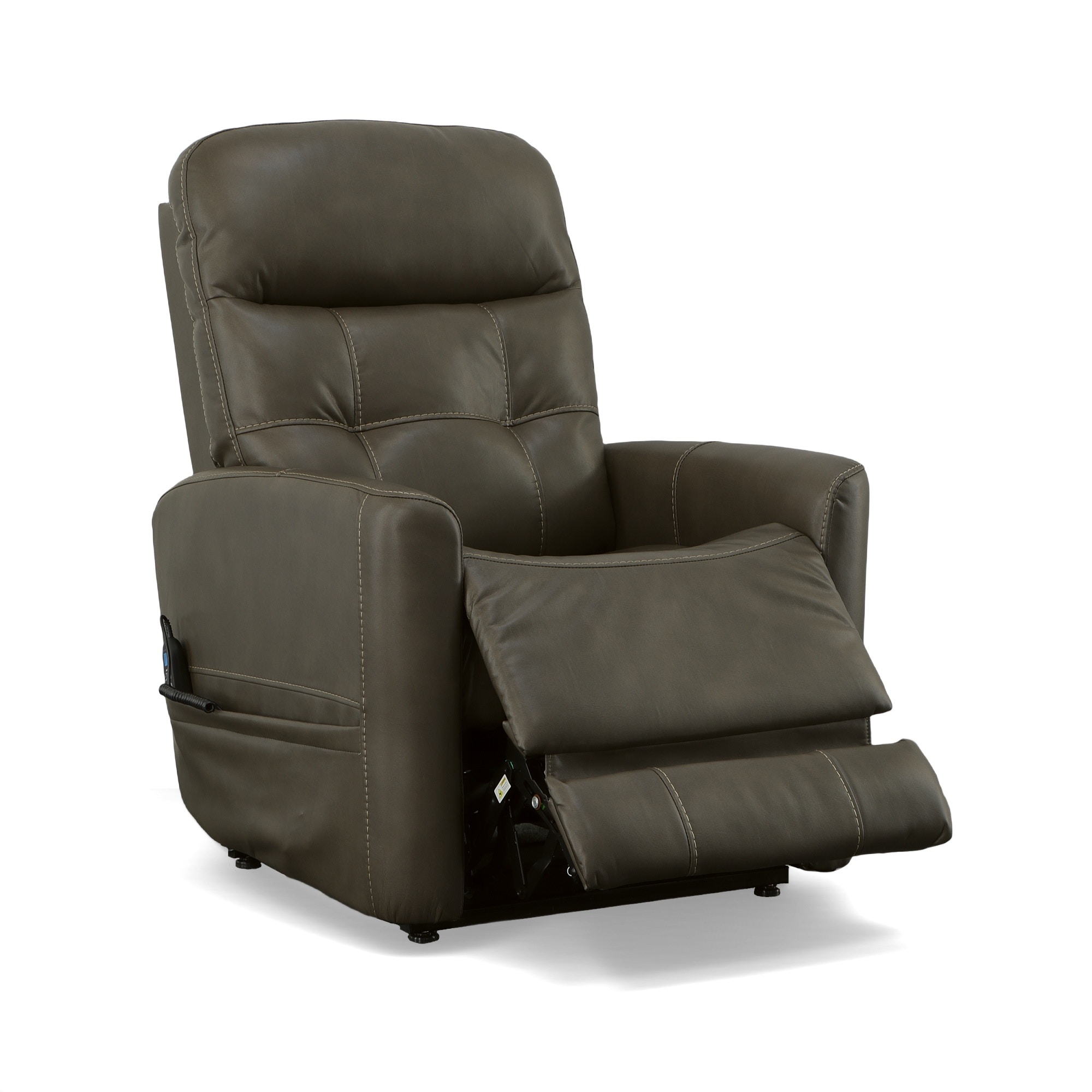 Flexsteel Living Room Power Lift Recliner with Power Headrest and Lumbar 1912 55PH iFurnish