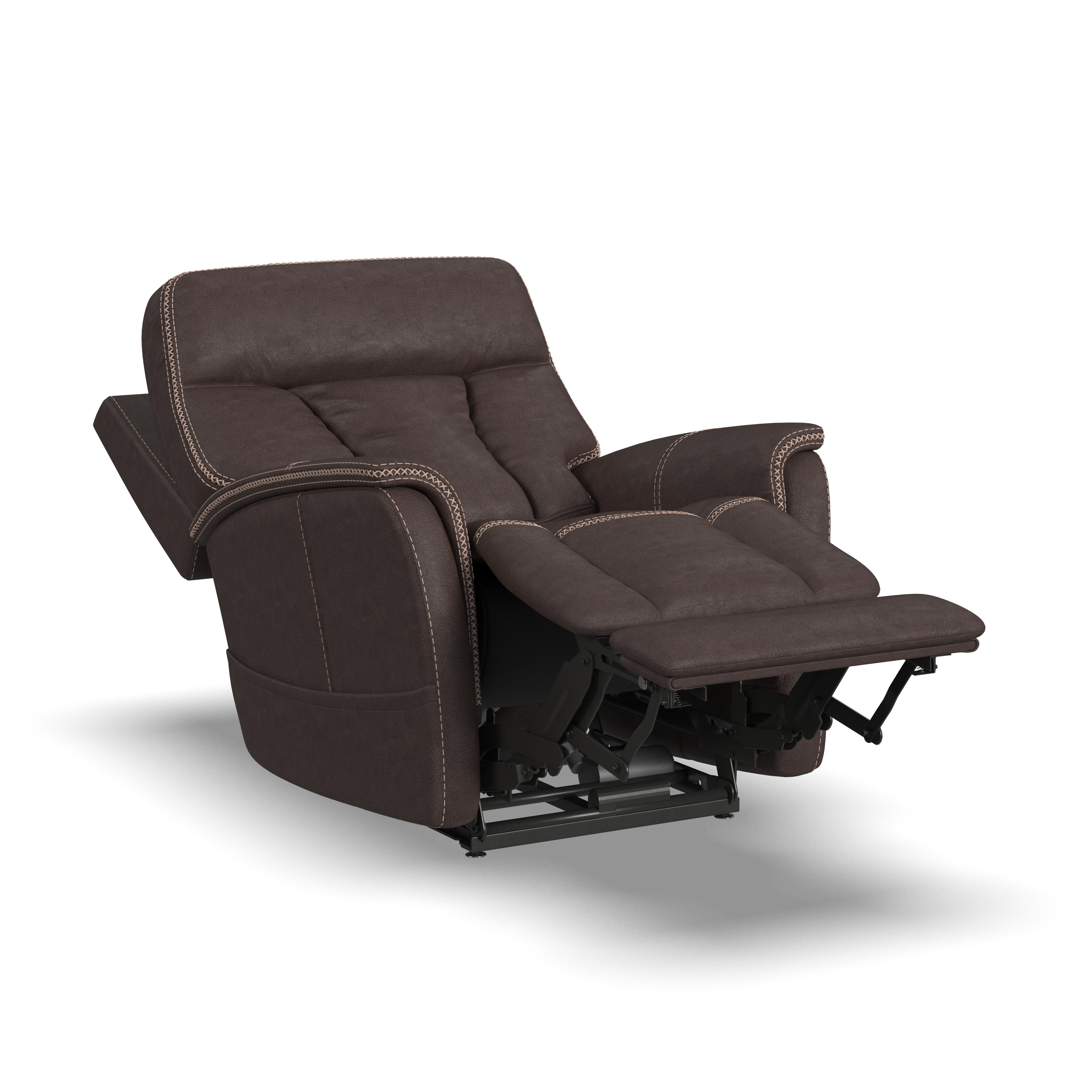 Flexsteel Atlas Power Lift Recliner with Power Headrest and Lumbar 1913