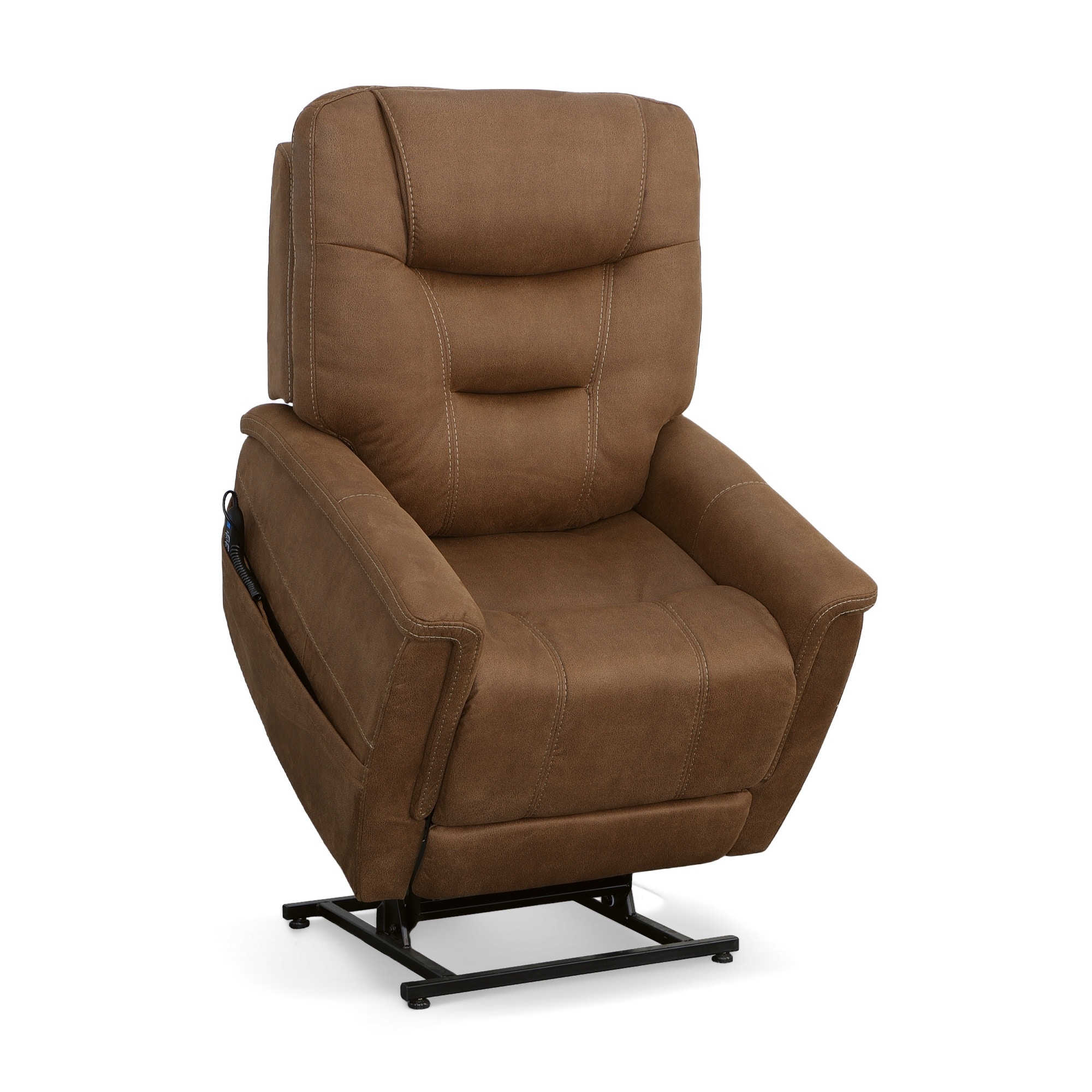 Flexsteel Living Room Power Lift Recliner with Power Headrest and