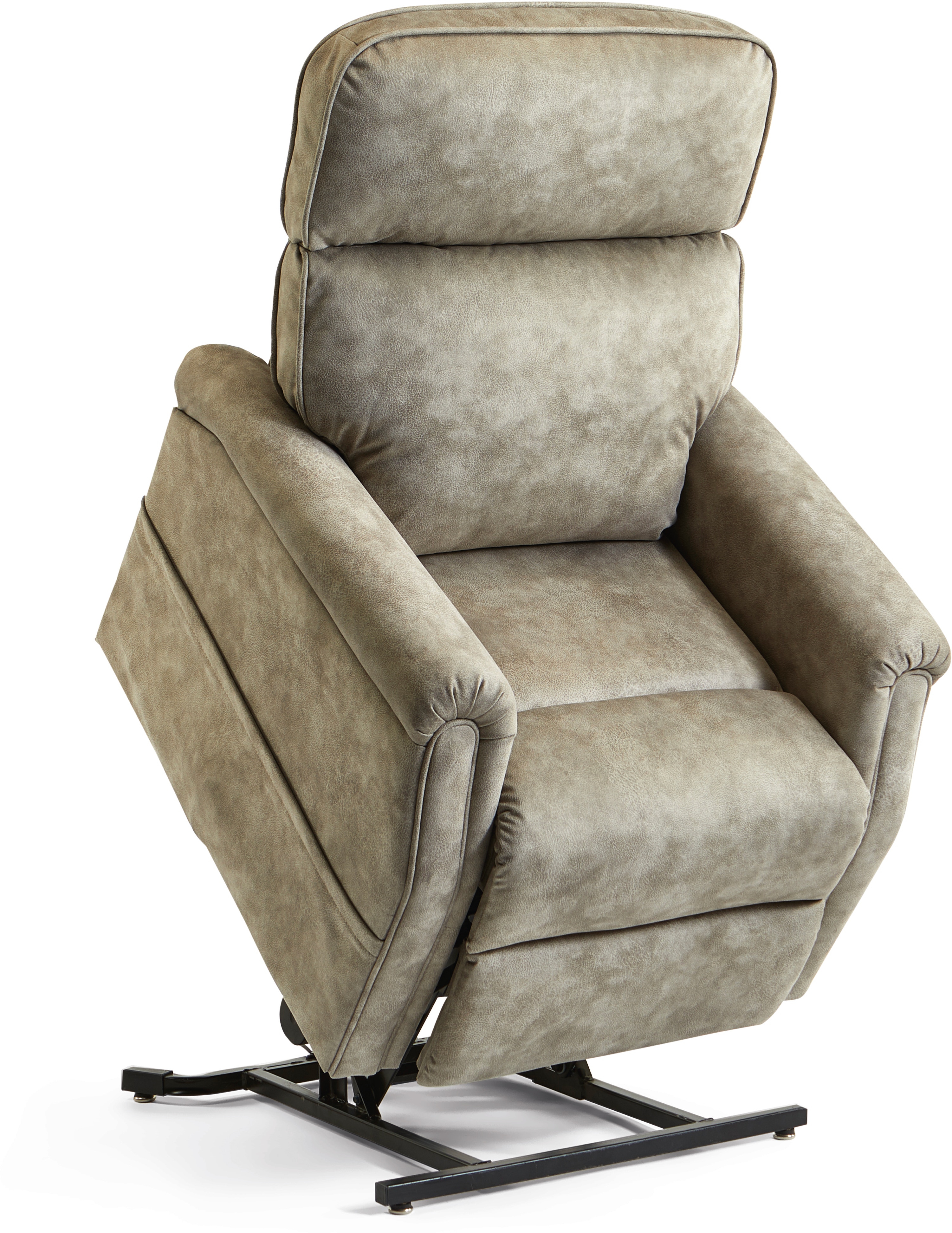 Flexsteel Latitudes - Henry 14889 Casual Power Recliner with Power Headrest  and Power Lumbar Support, Galleria Furniture, Inc.