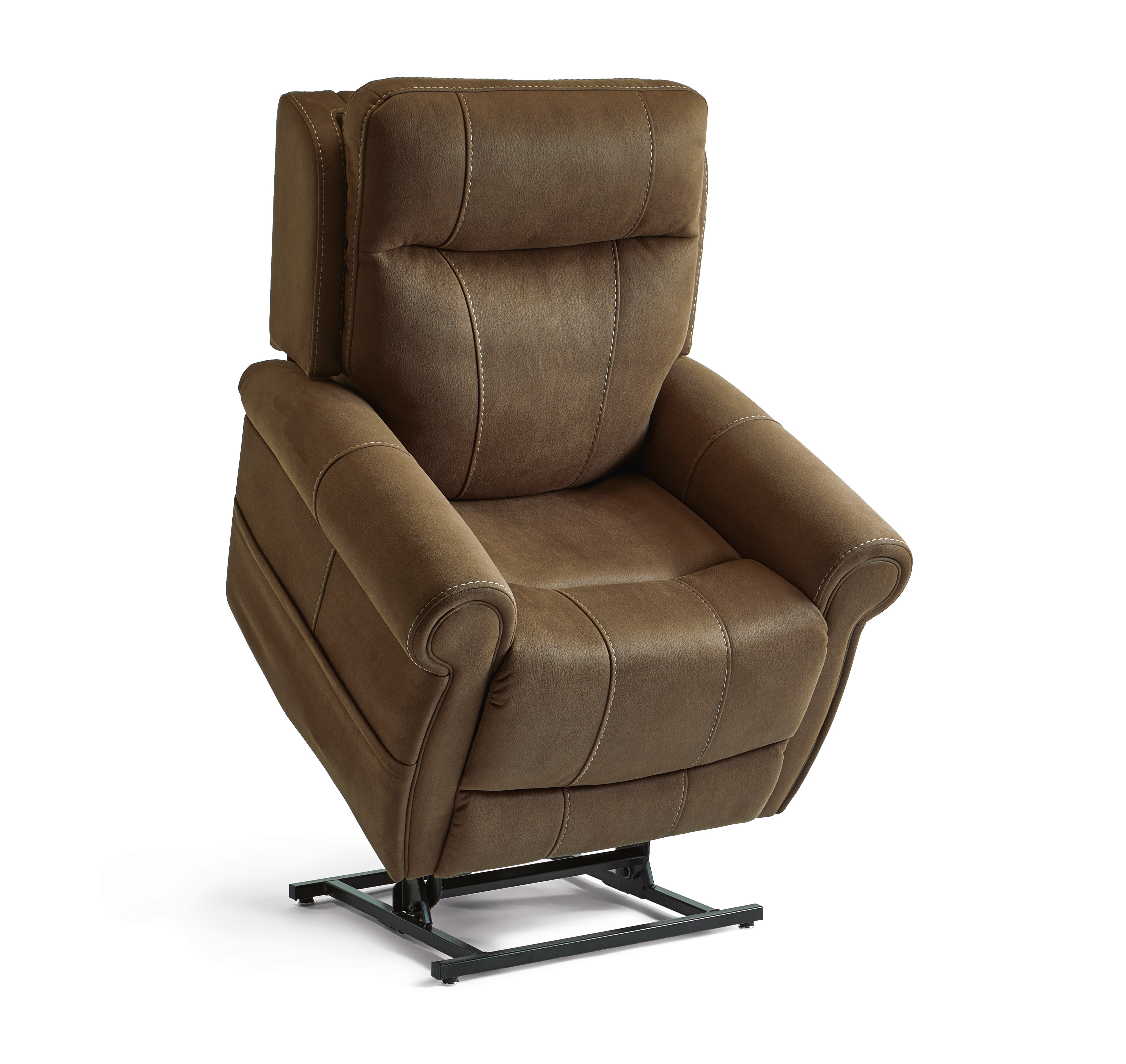 power lift recliner with power headrest and lumbar support