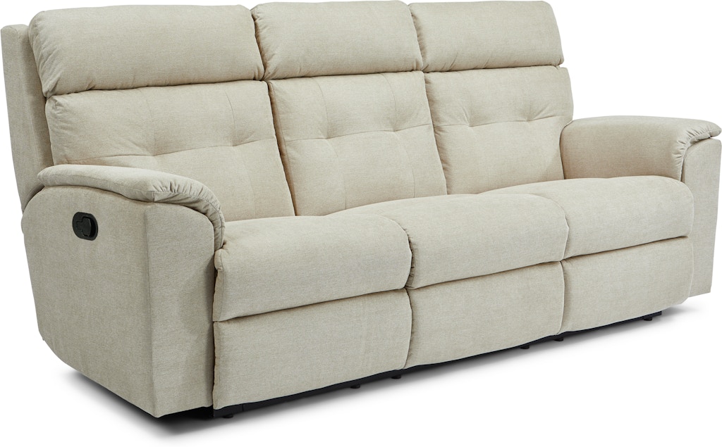 3 Seat Streamlined Upholstered Sofa Couch With Removable Back And