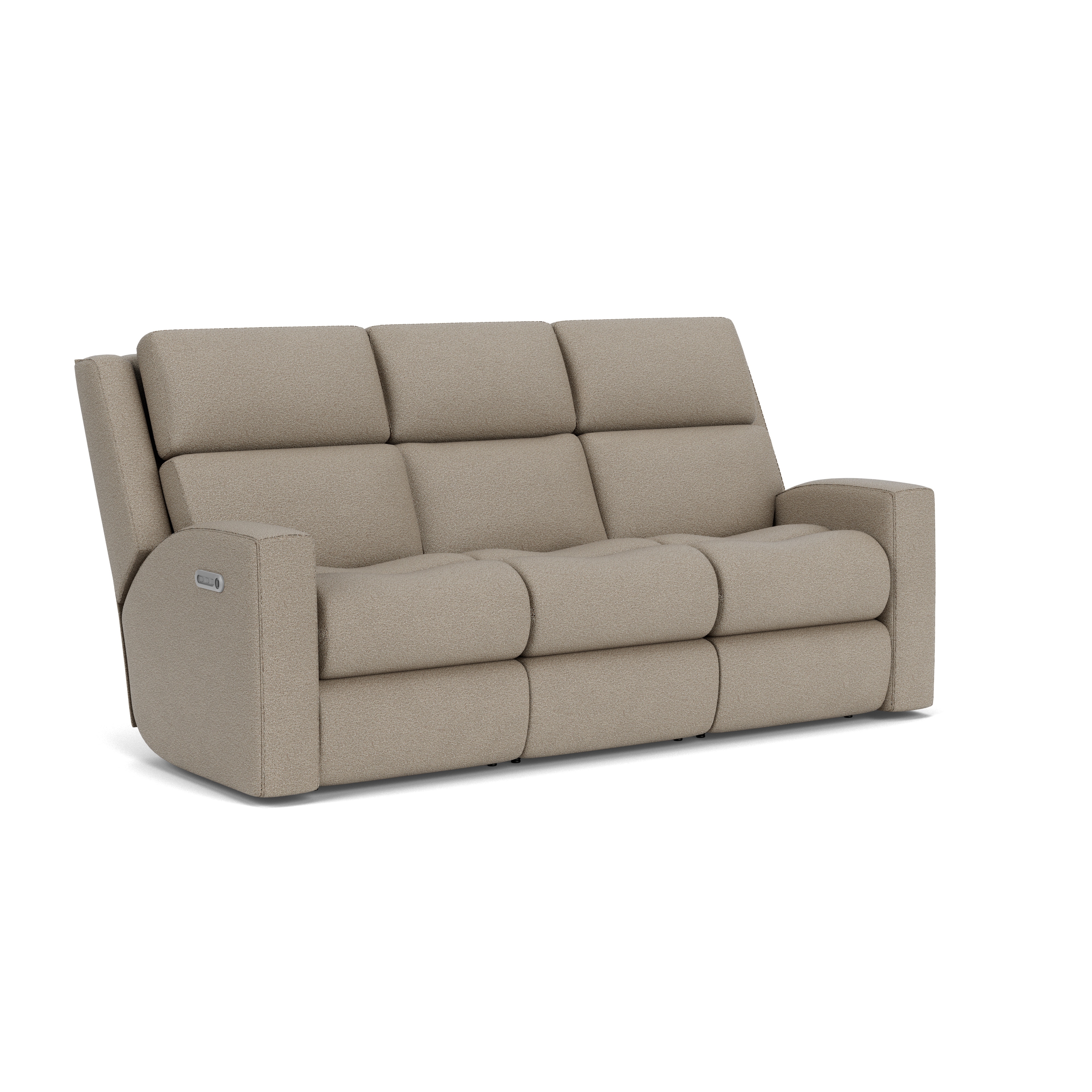 Flexsteel Score 280562L Power Reclining Sofa with Power Headrests and