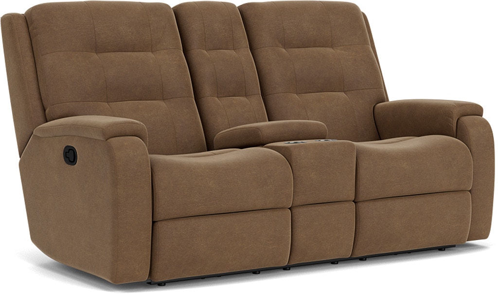 Flexsteel loveseat deals with console