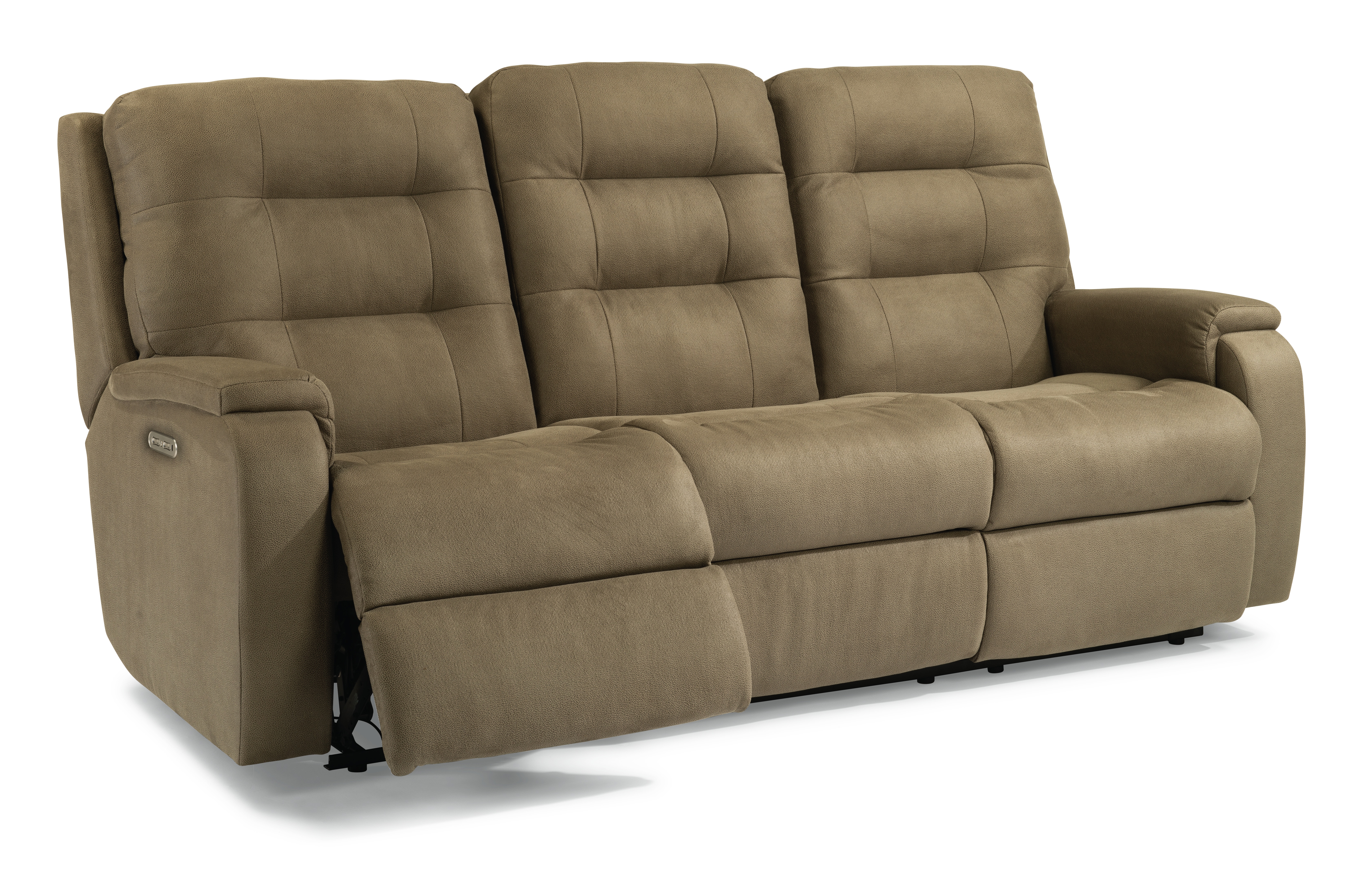 reclining sofa with removable back