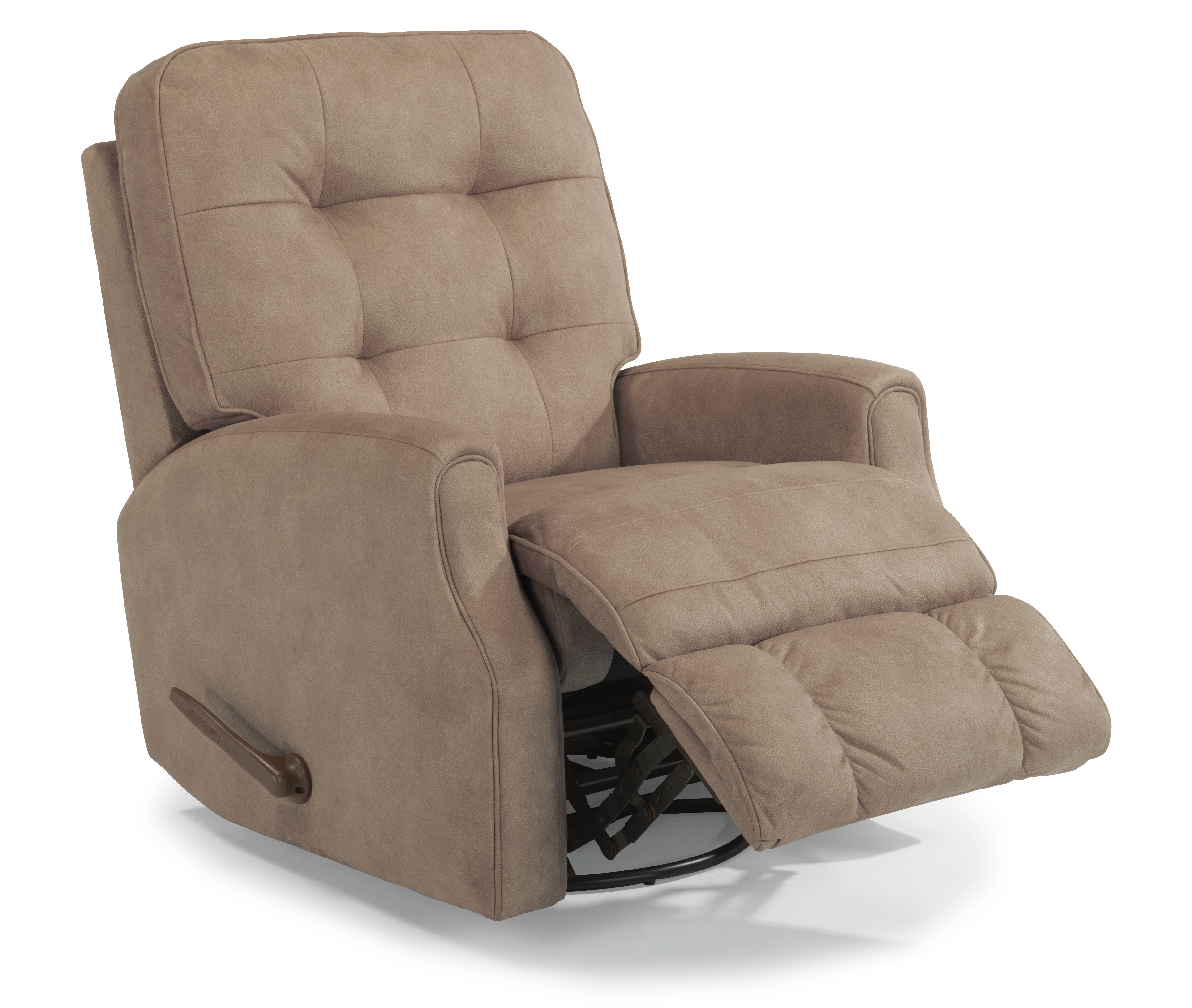 Flexsteel chip manual swivel glider rocker on sale recliner in onyx