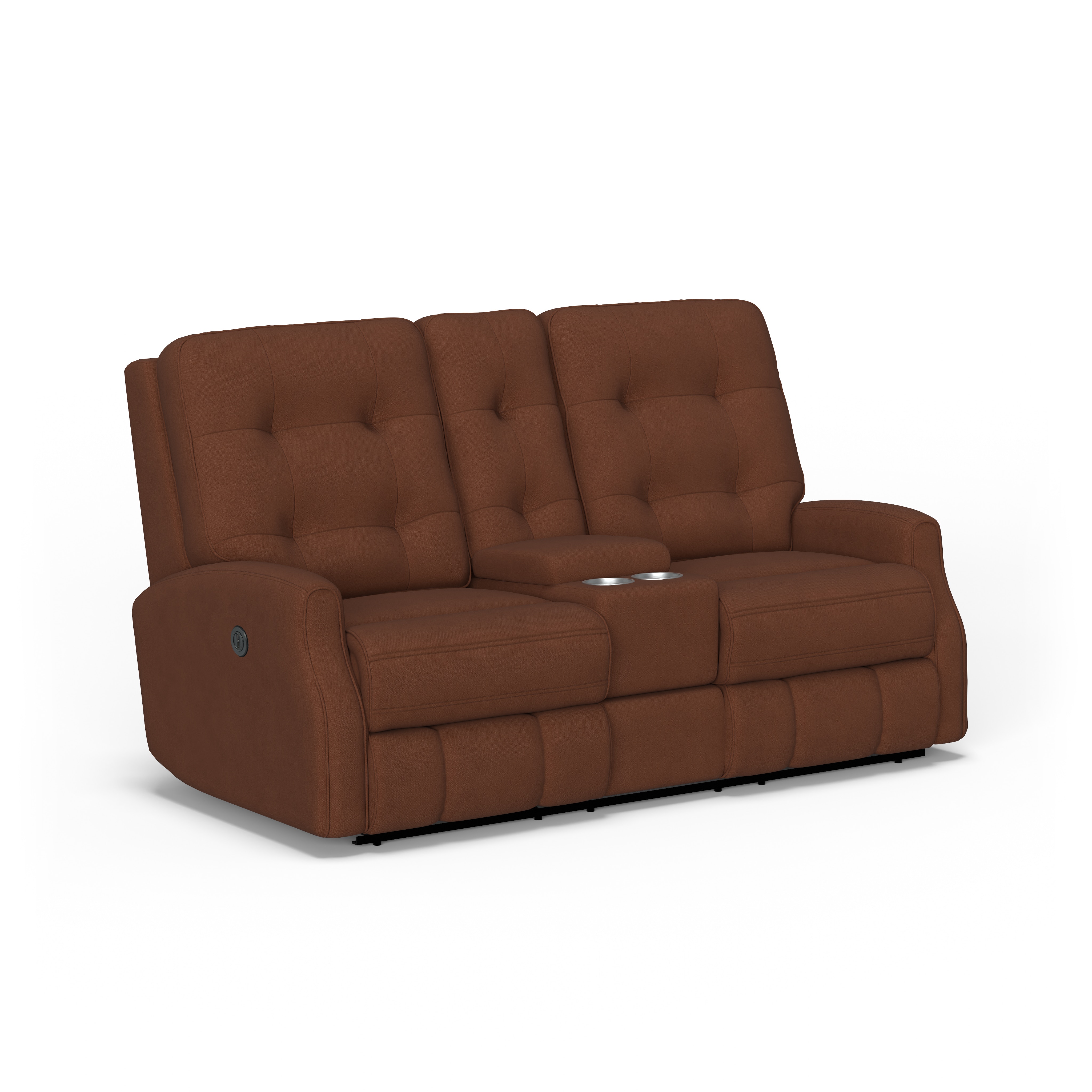 Flexsteel S2882-601M-Power Rec Loveseat with Console S2882-601M
