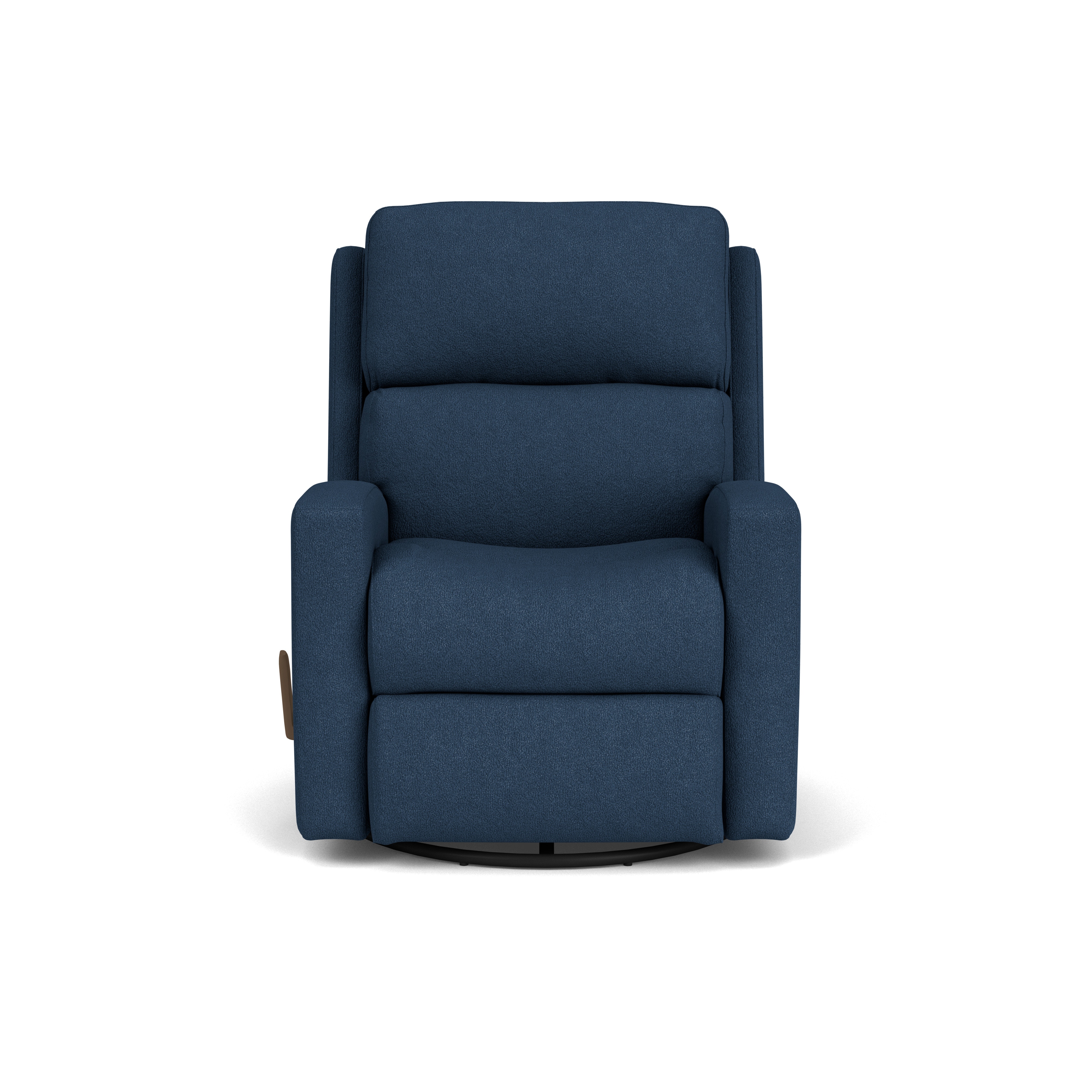 Flexsteel chip manual swivel glider rocker recliner in onyx discount