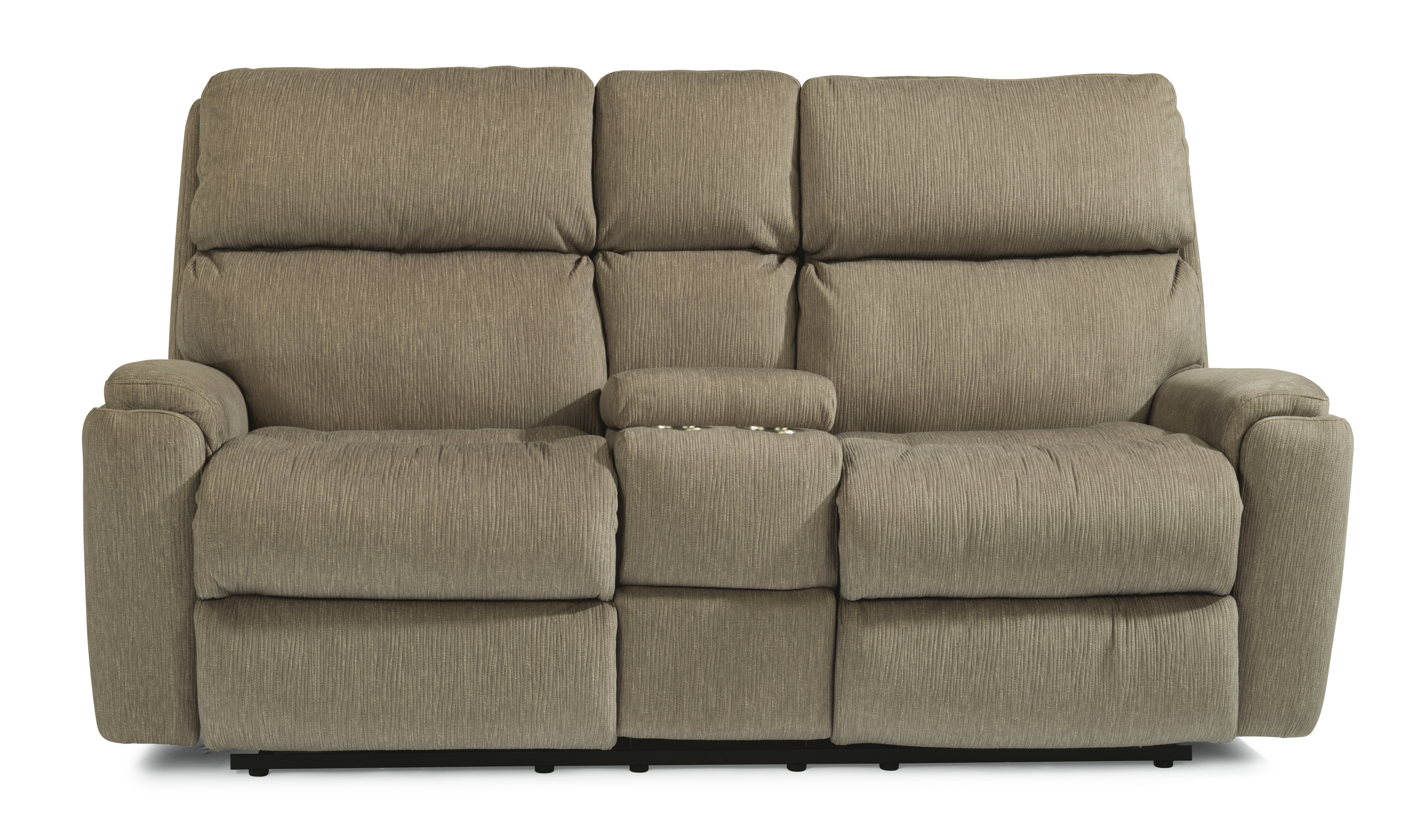 Flexsteel Living Room Power Reclining Loveseat with Console 2904-601M