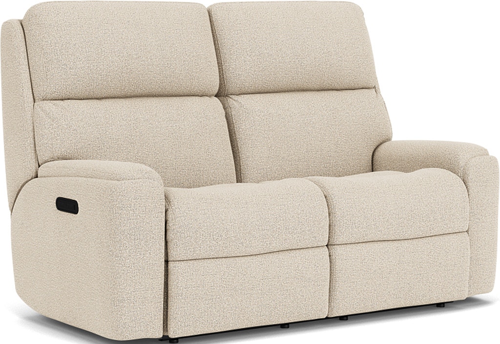 Flexsteel loveseat store recliner manual