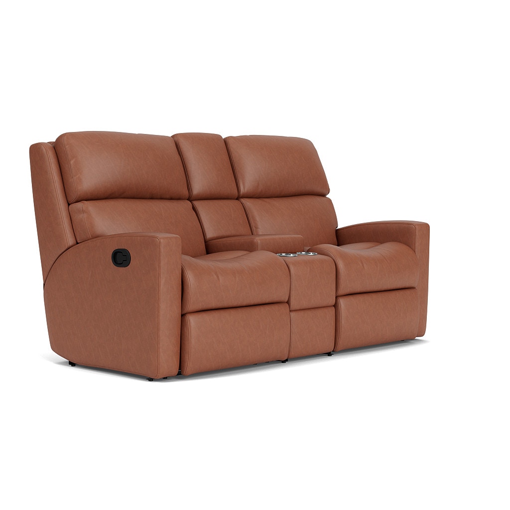 Flexsteel Reclining Loveseat with Console 3900-601