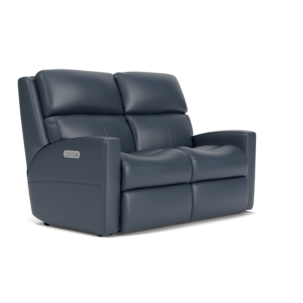 Flexsteel Power Reclining Loveseat with Power Headrests 3900-60H