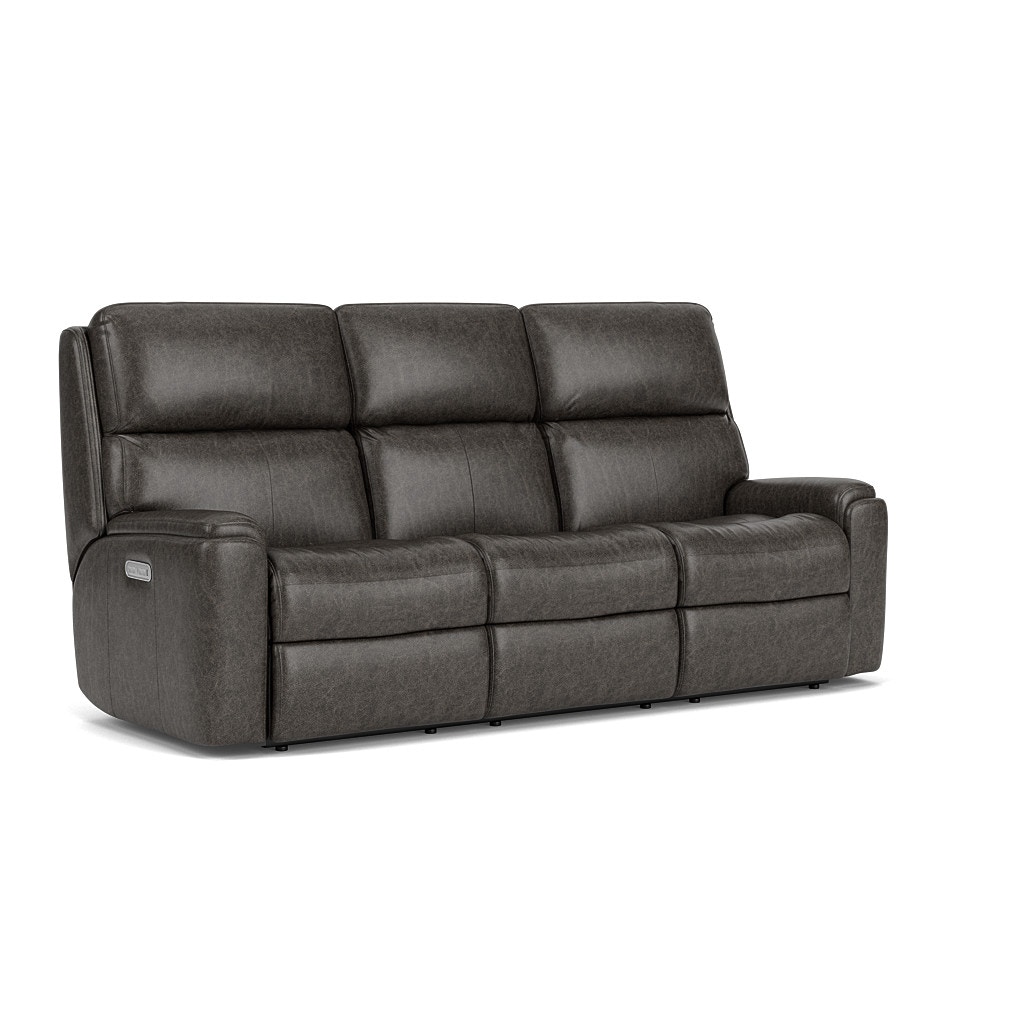 Flexsteel Living Room Power Reclining Sofa With Power Headrests 3904 ...