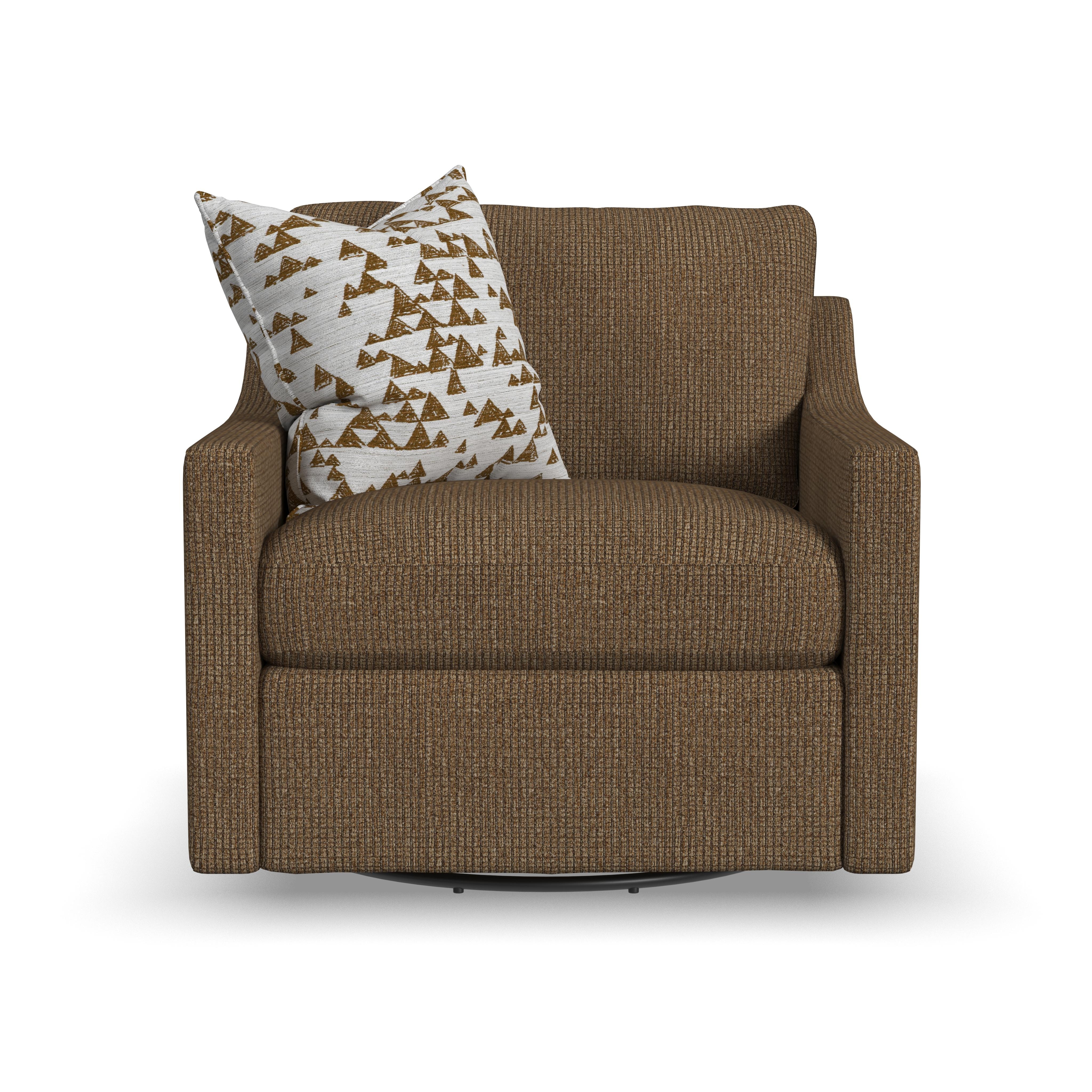 Flexsteel Living Room Swivel Chair 551011 Tar Heel Furniture Gallery