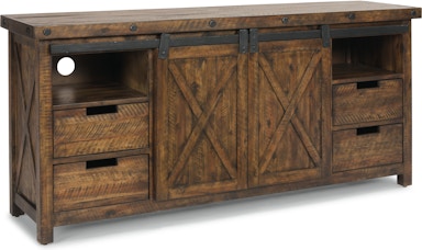Harbour Indian Reclaimed Wood Furniture Medium Television Cabinet Stand Unit