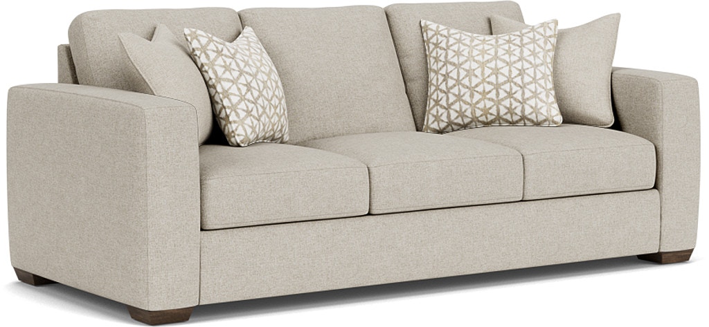 Flexsteel Living Room Three-Cushion Sofa - Skaff Furniture Carpet 