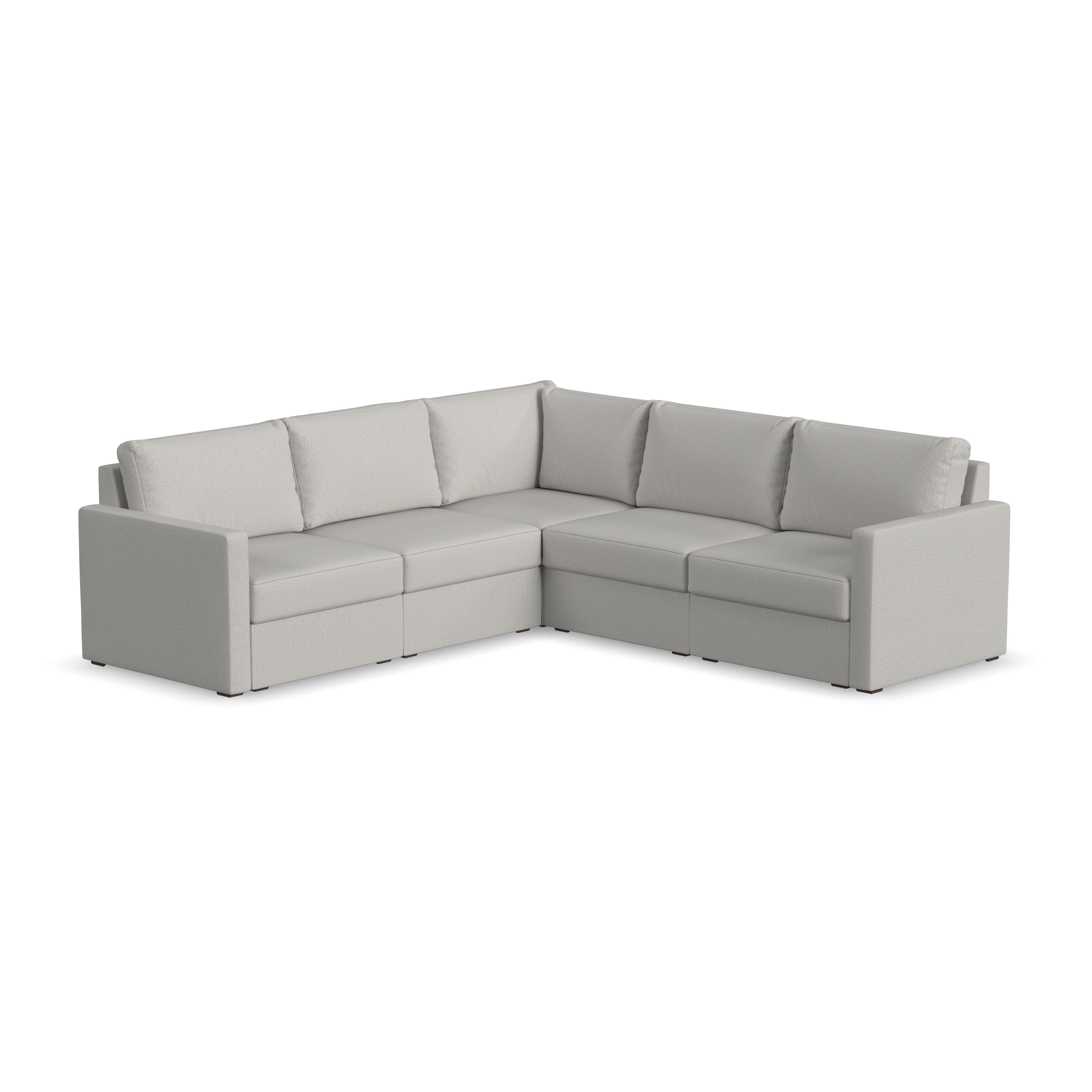 Flexsteel 5-Seat Sectional - Frost 90225SEC31301