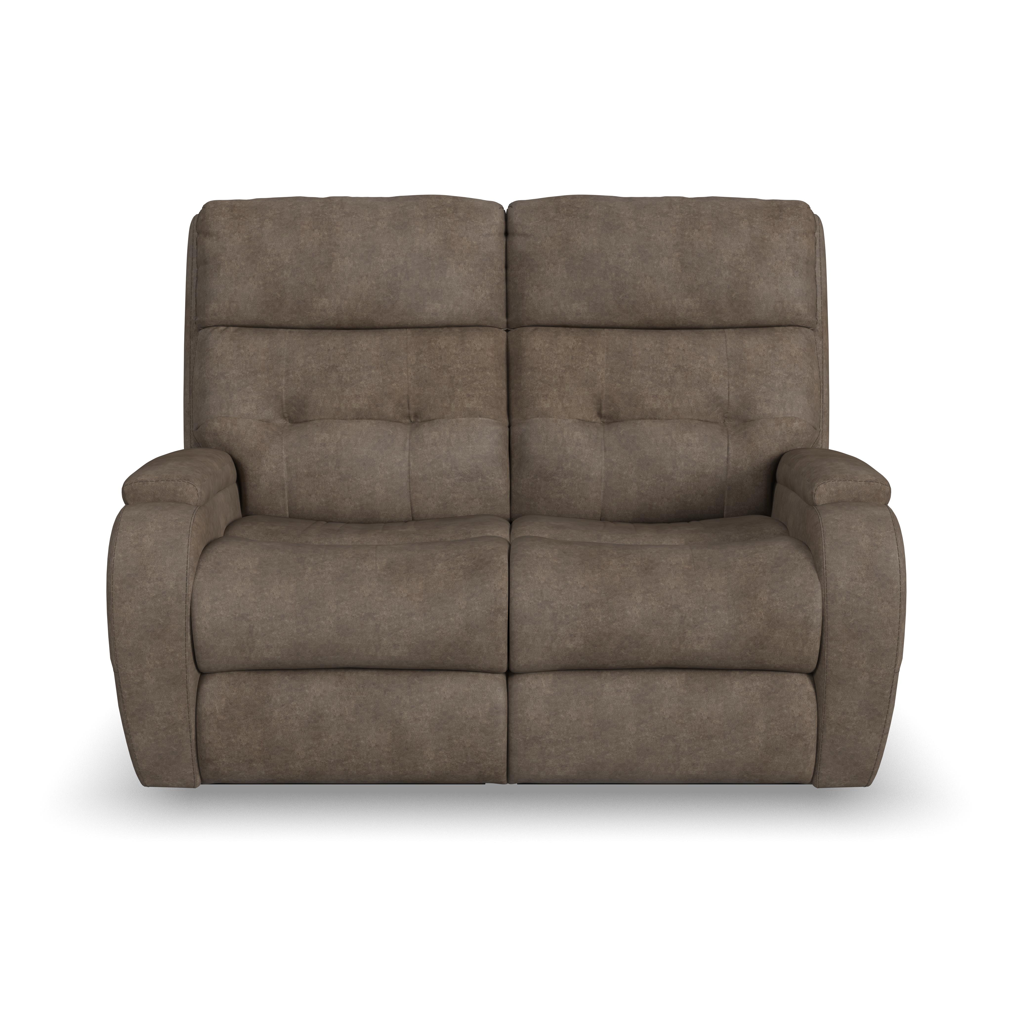 Flexsteel Living Room Power Reclining Loveseat with Power Headrests  B3906-60H